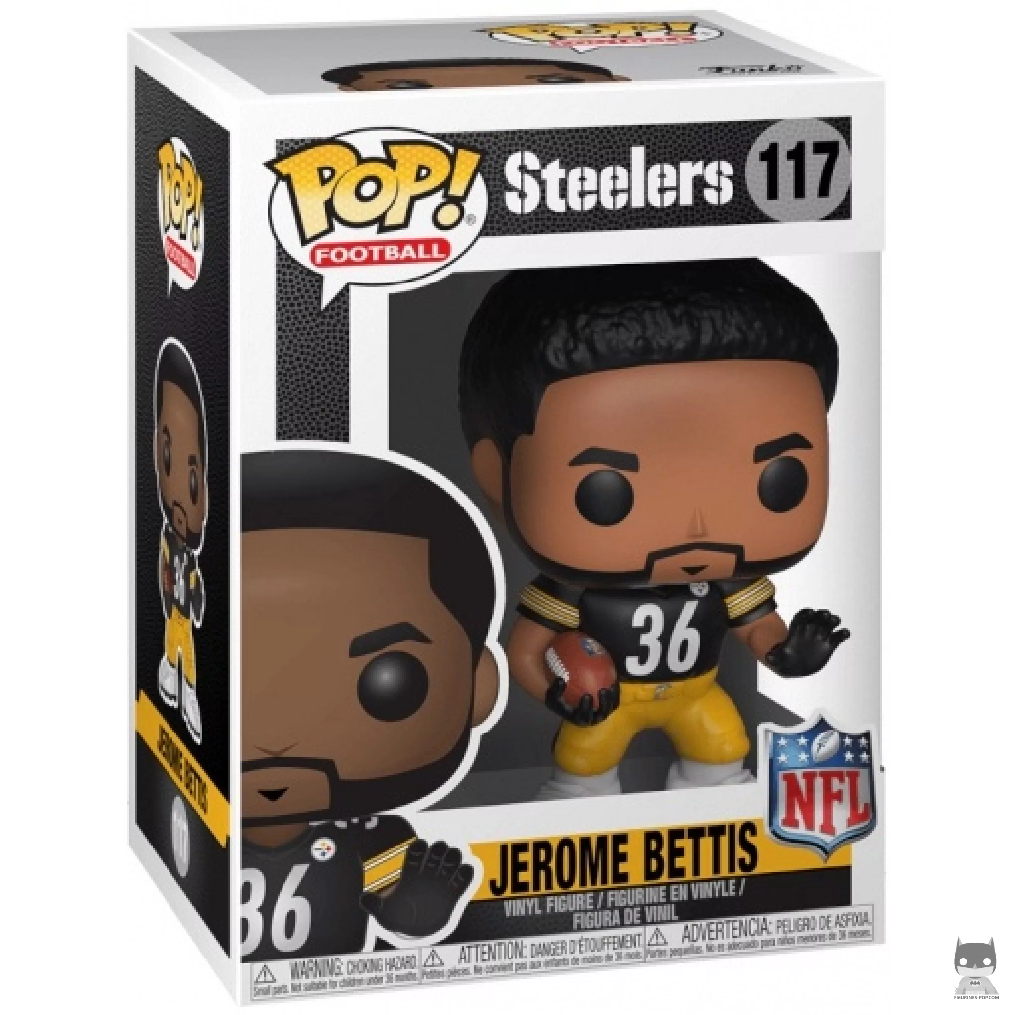 Figurine Funko POP Jerome Bettis avec boîte