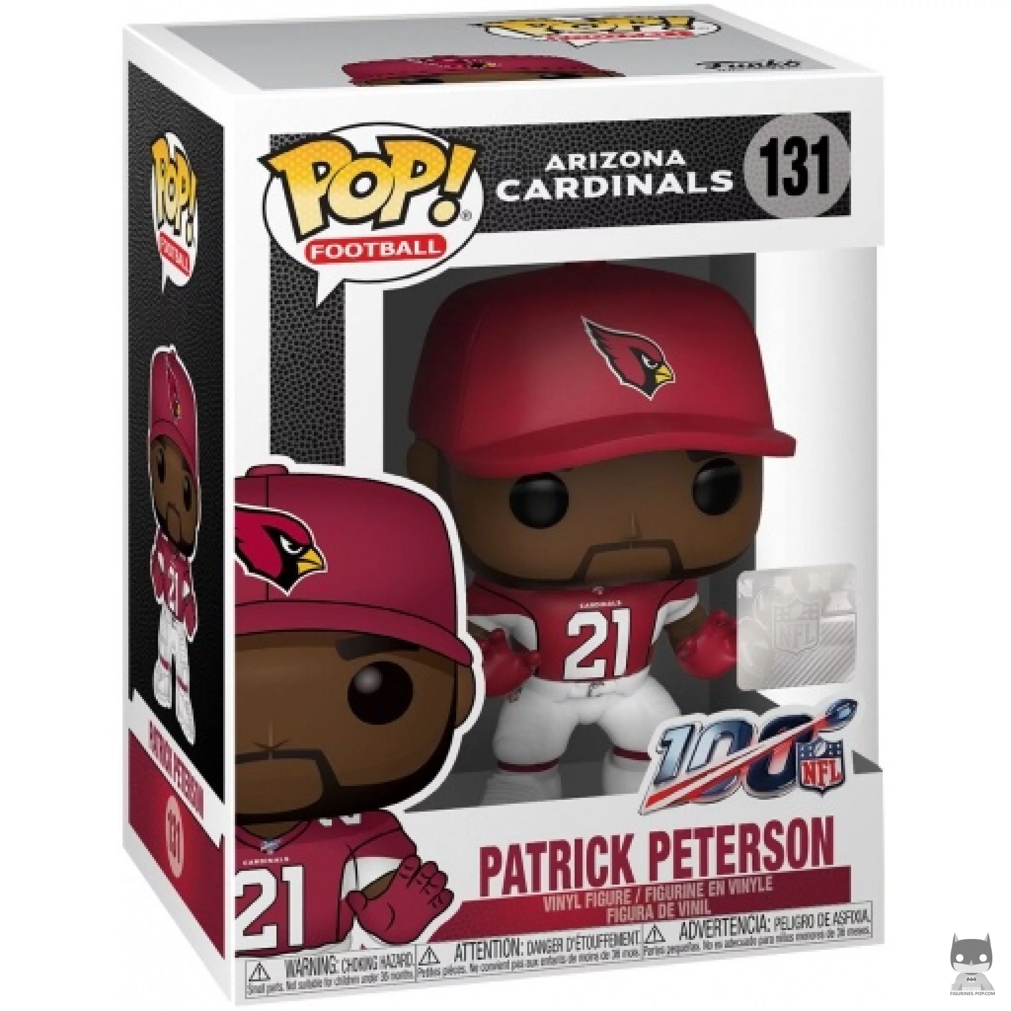 Figurine Funko POP Patrick Peterson avec boîte
