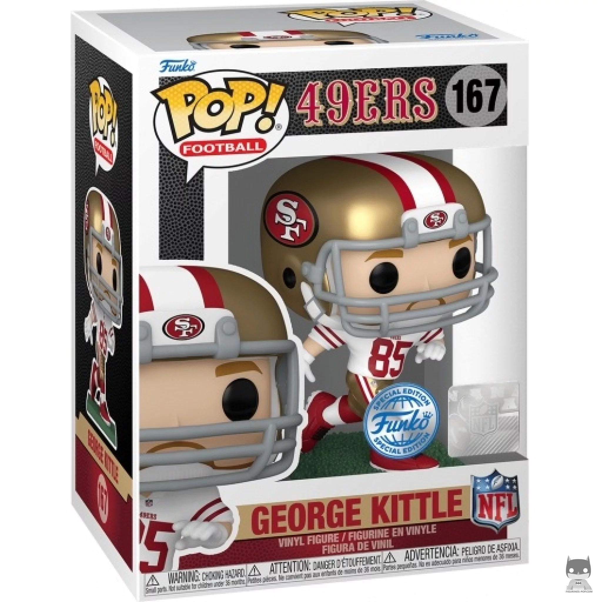 Figurine Funko POP George Kittle avec boîte