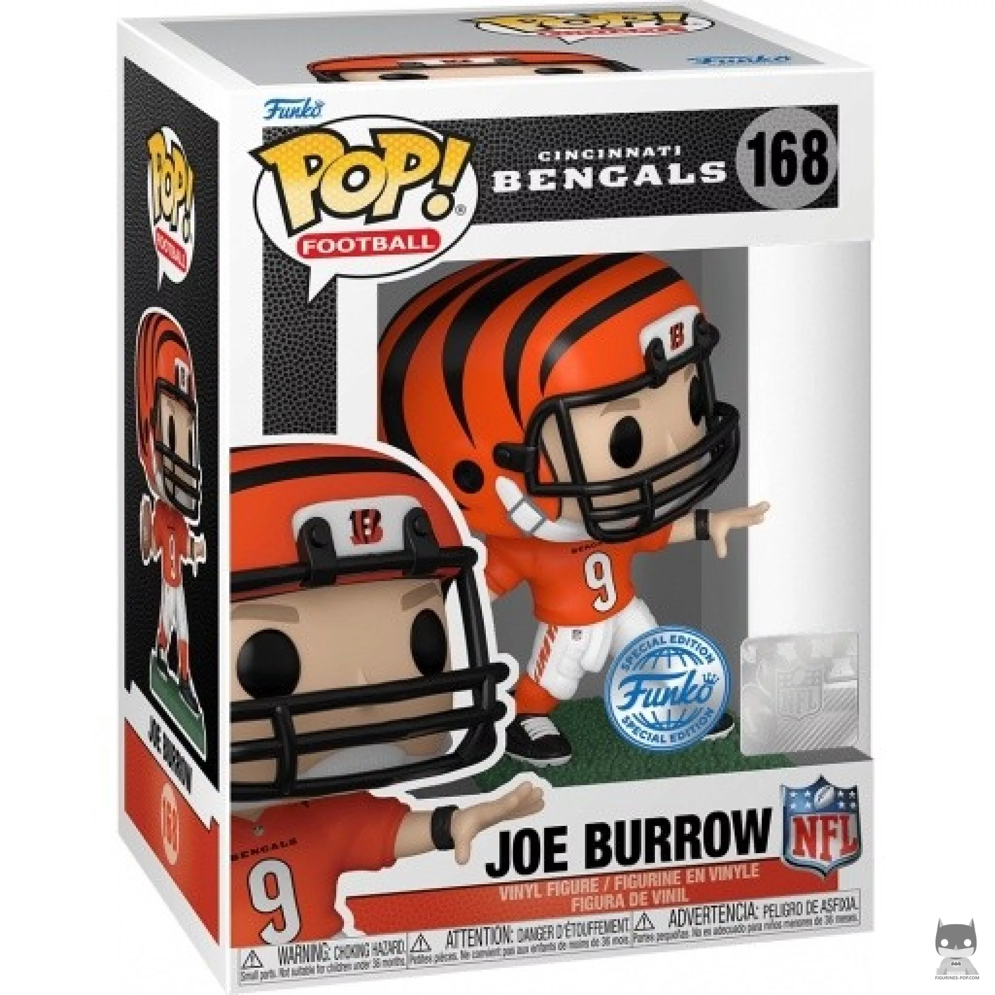 Figurine Funko POP Joe Burrow avec boîte