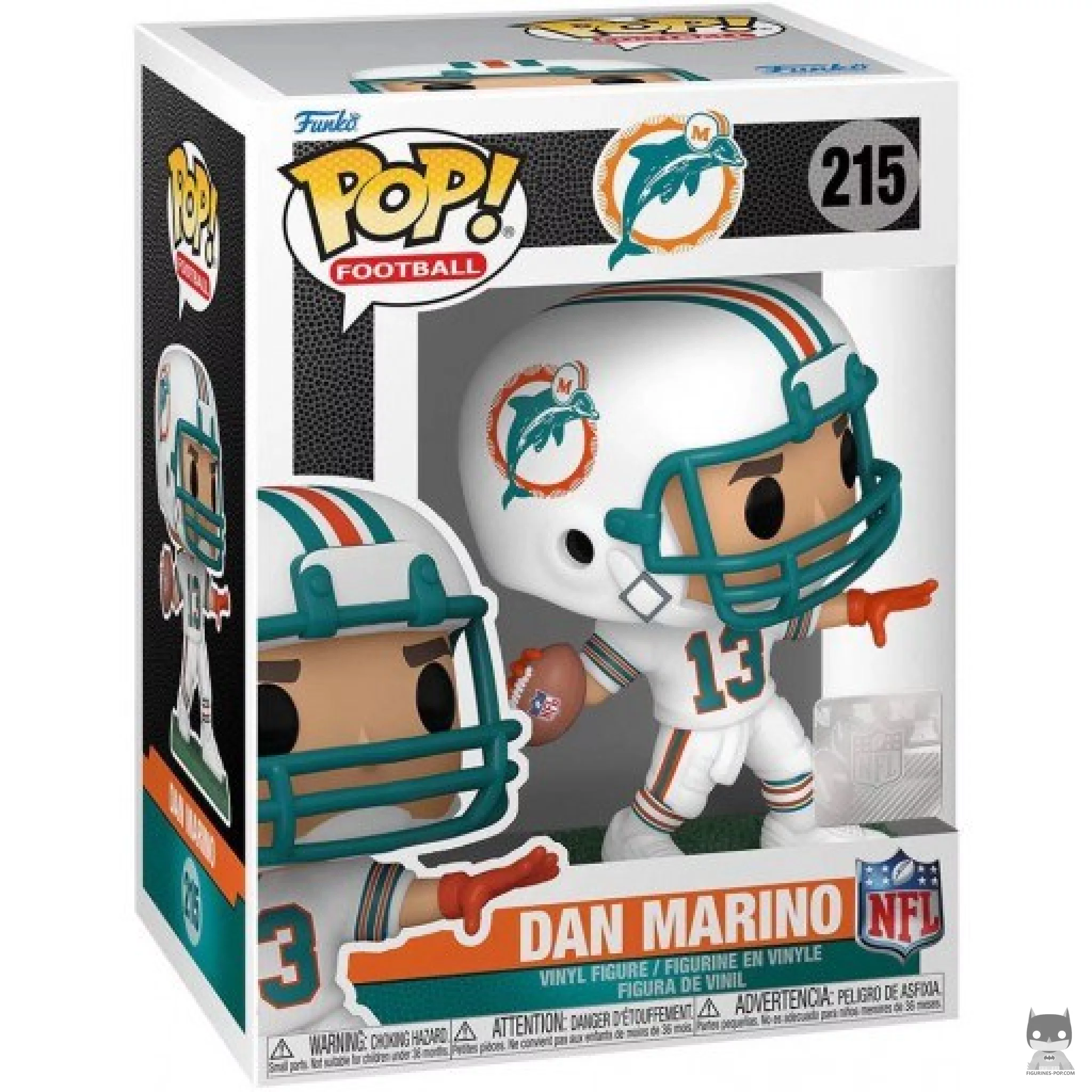 Figurine Funko POP Dan Marino avec boîte