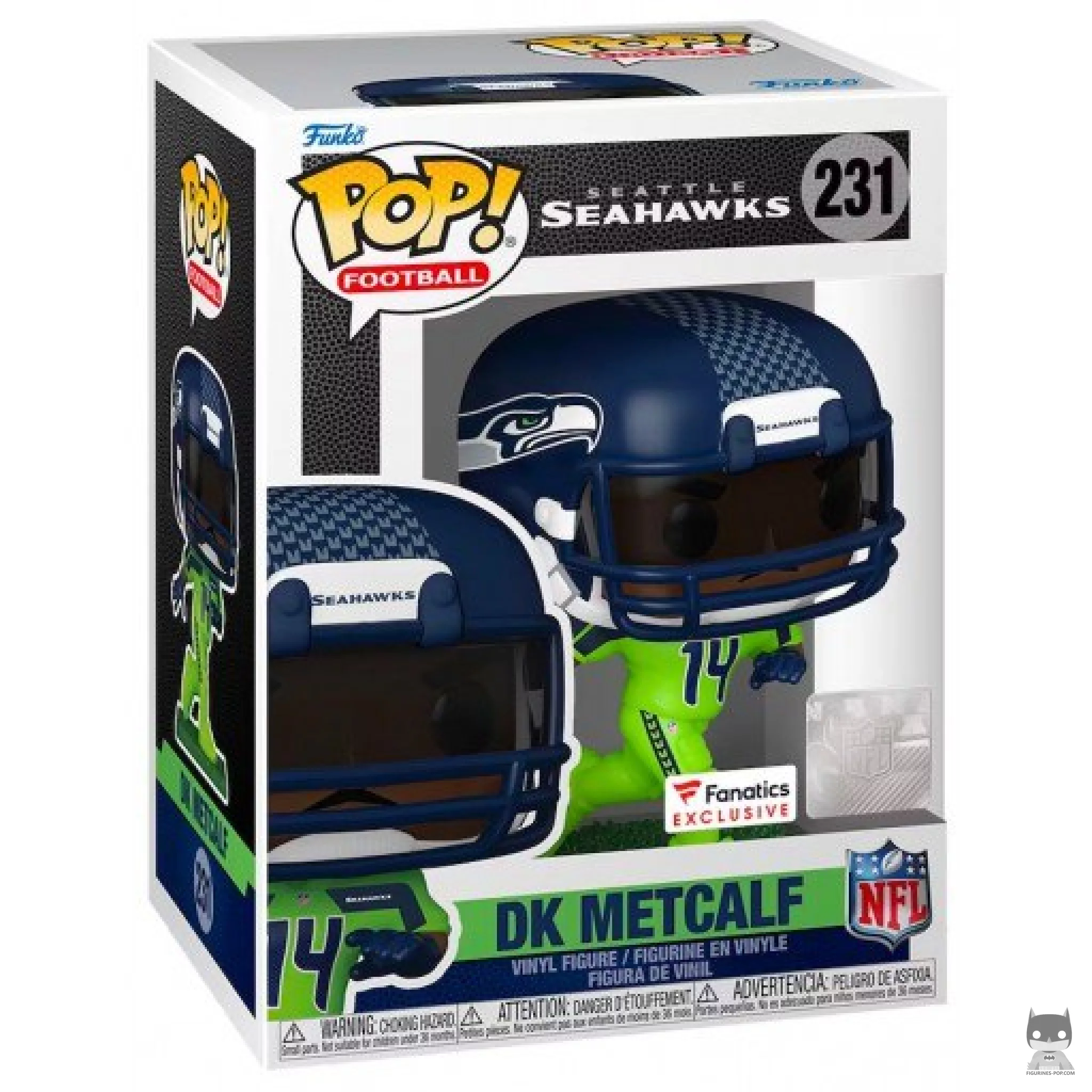 Figurine Funko POP Dk Metcalf avec boîte