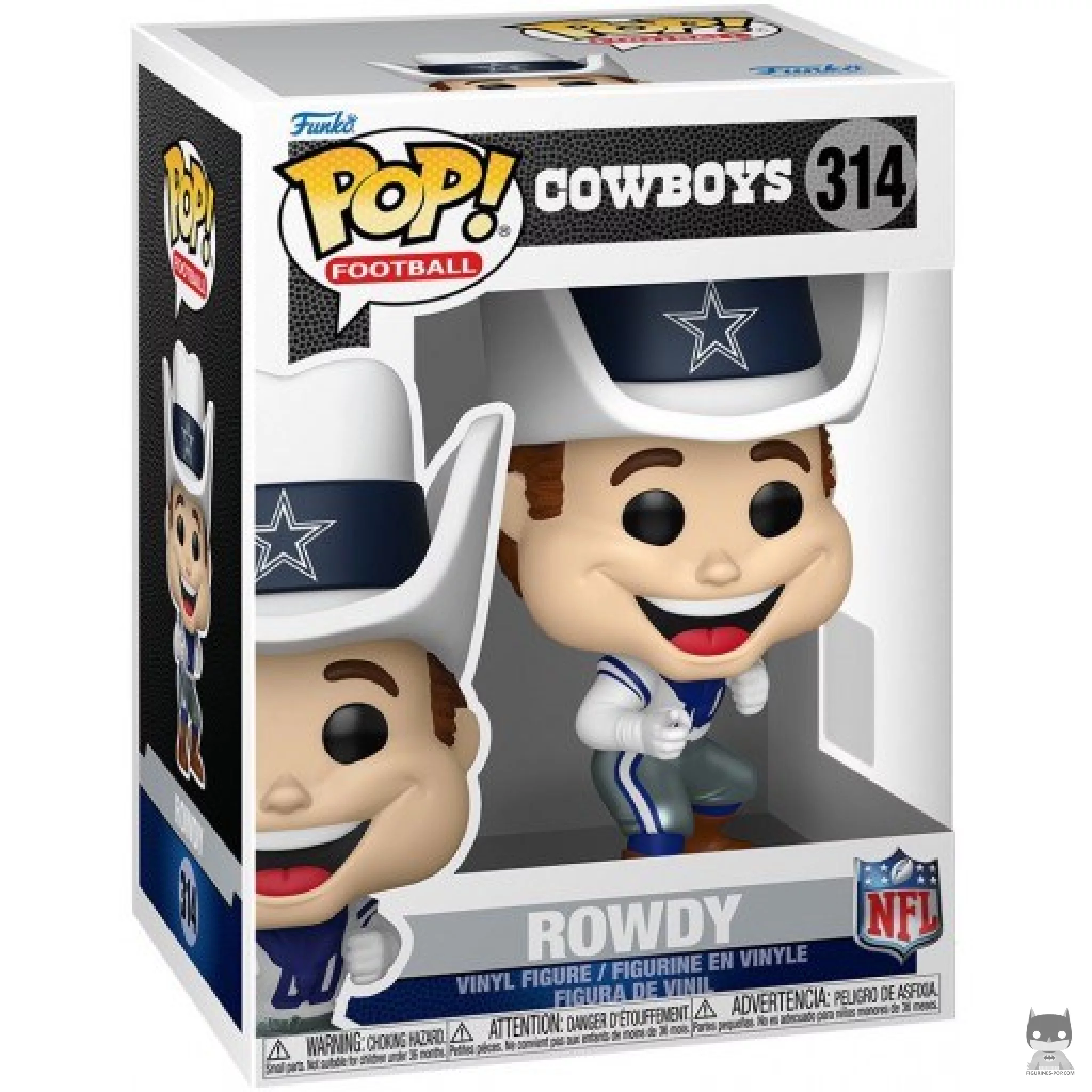 Figurine Funko POP Rowdy (Cowboys) avec boîte