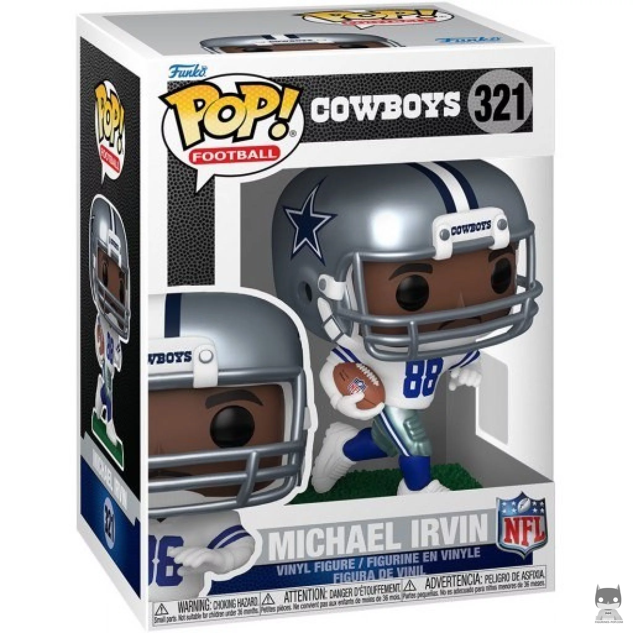 Figurine Funko POP Michael Irvin (Cowboys) avec boîte