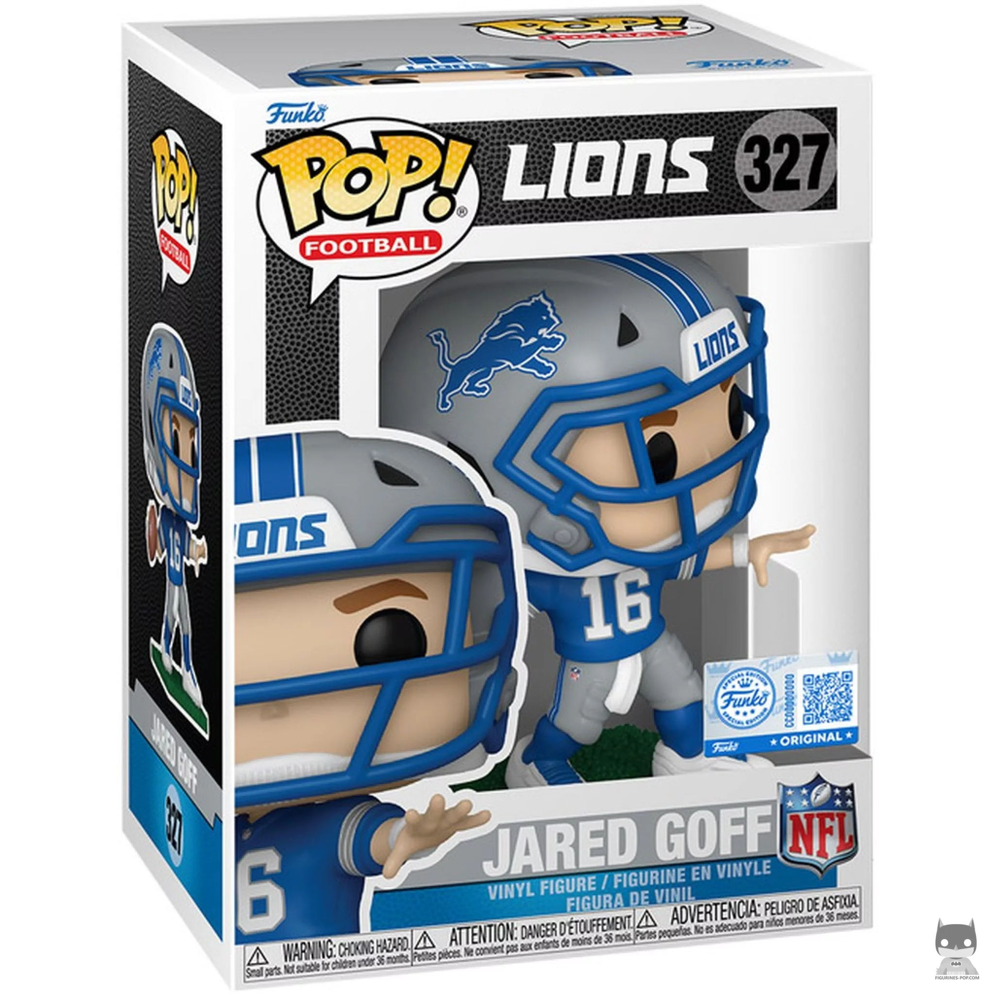 Figurine Funko POP Jared Goff avec boîte