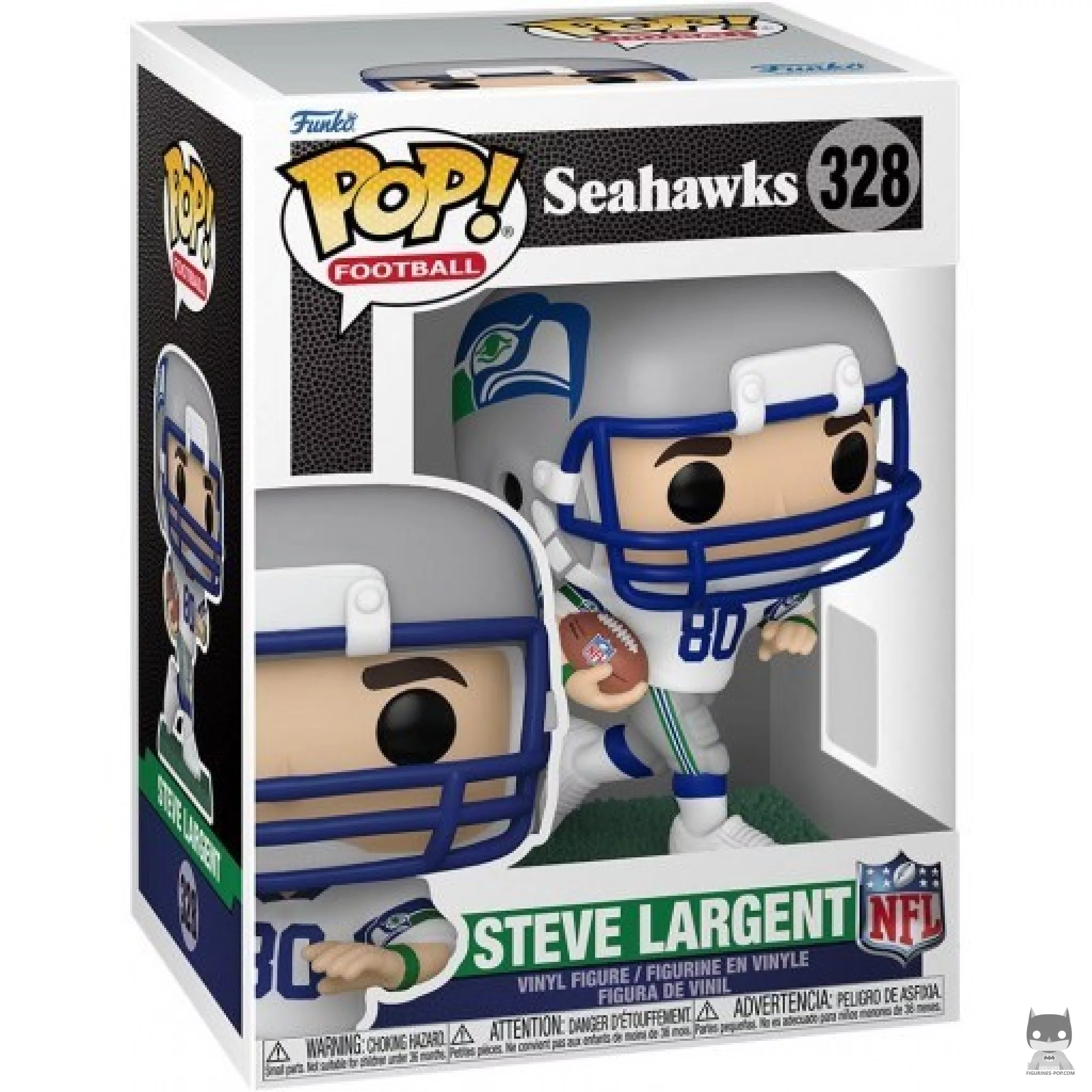 Figurine Funko POP Steve Largent (Seahawks) avec boîte