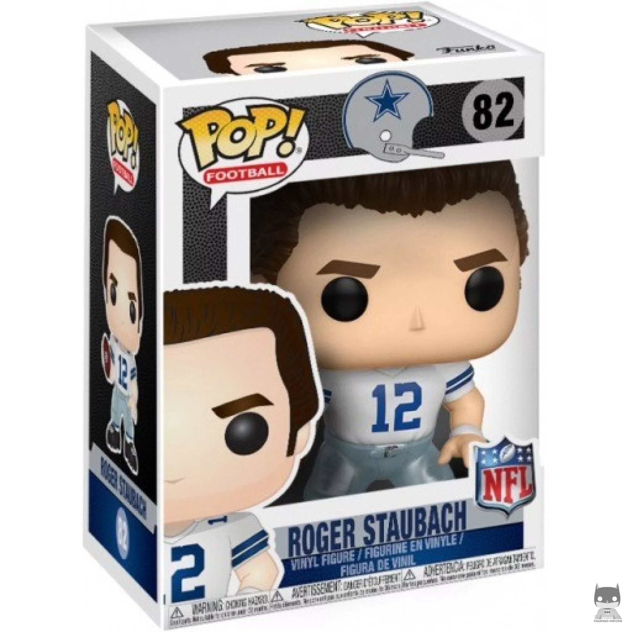 Figurine Funko POP Roger Staubach (Cowboys Home) avec boîte