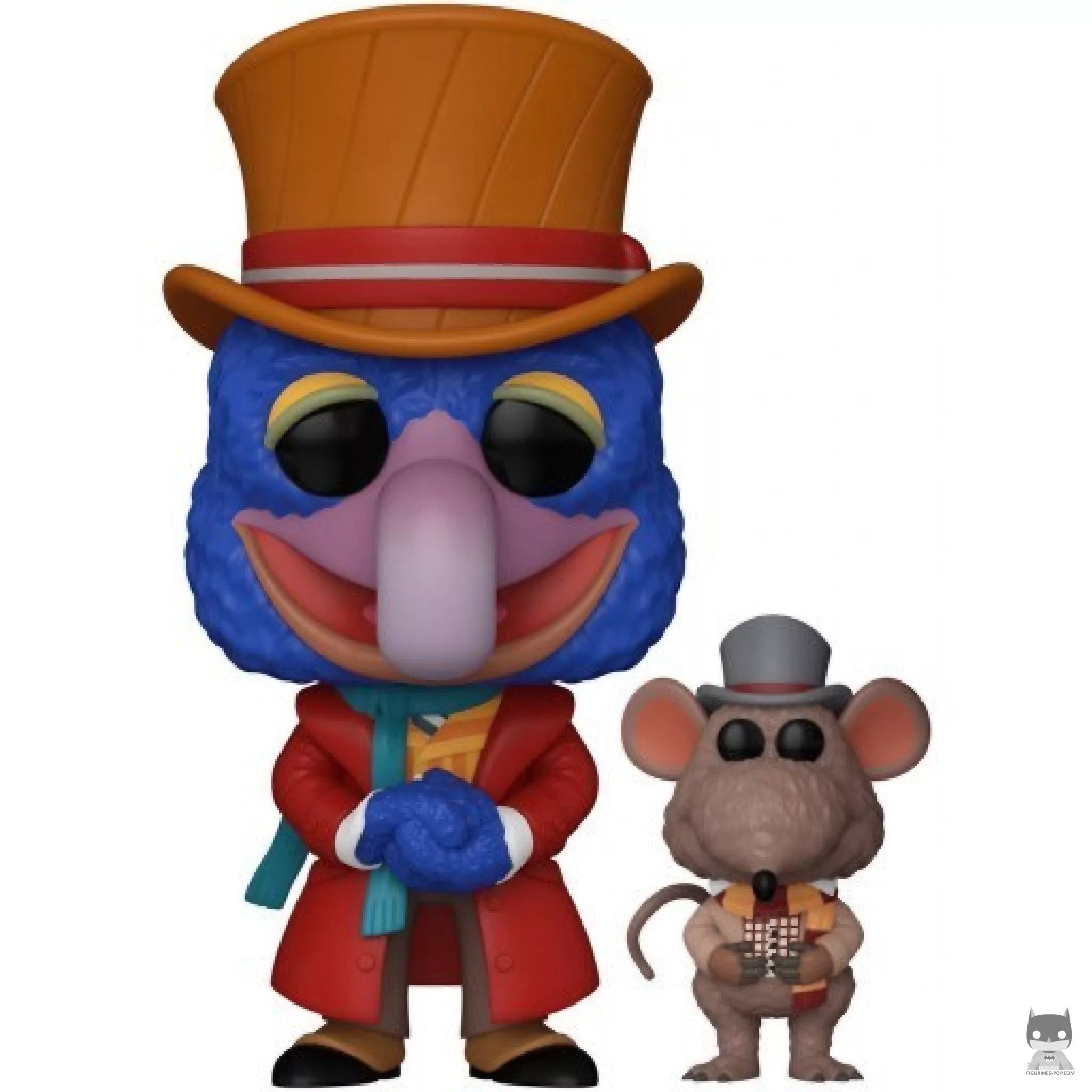 Figurine Funko POP Charles Dickens avec Rizzo (Noël chez les Muppets)