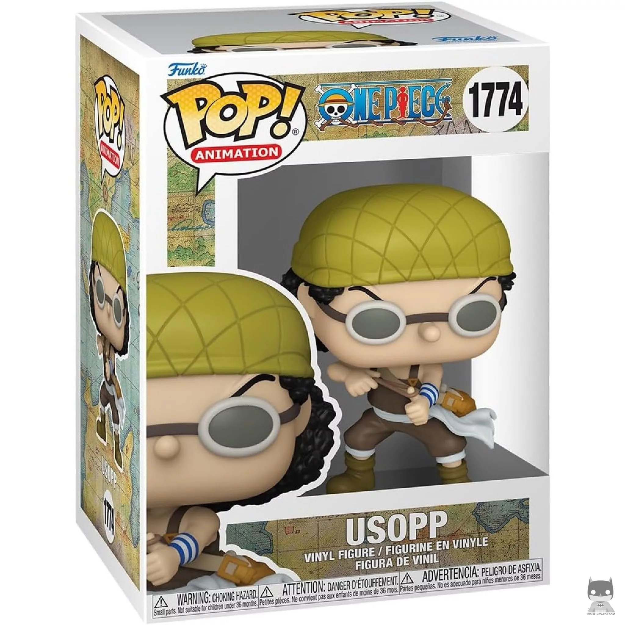 Figurine Funko POP Usopp with Rubber Band avec boîte