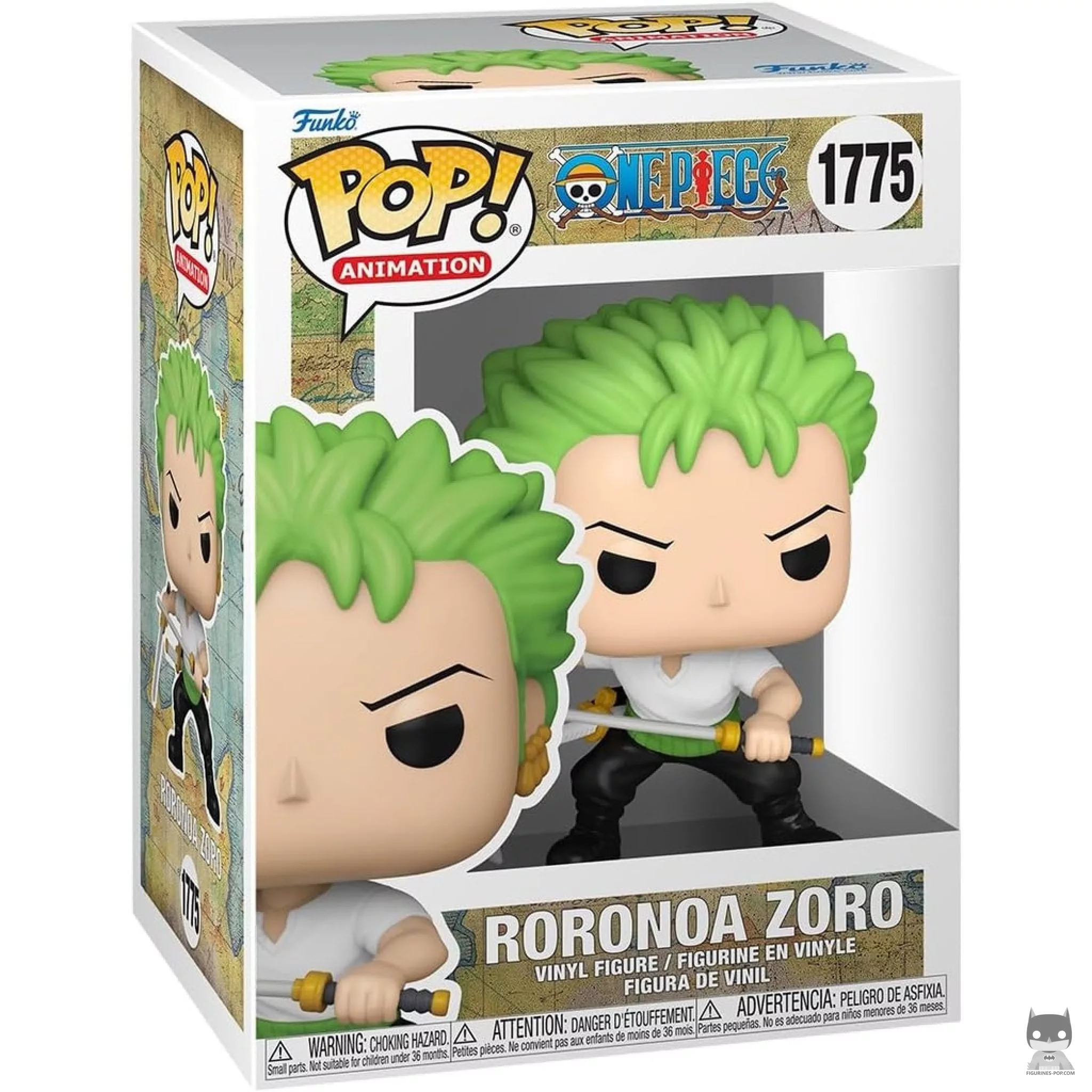 Figurine Funko POP Roronoa Zoro (Two Sword Style) avec boîte