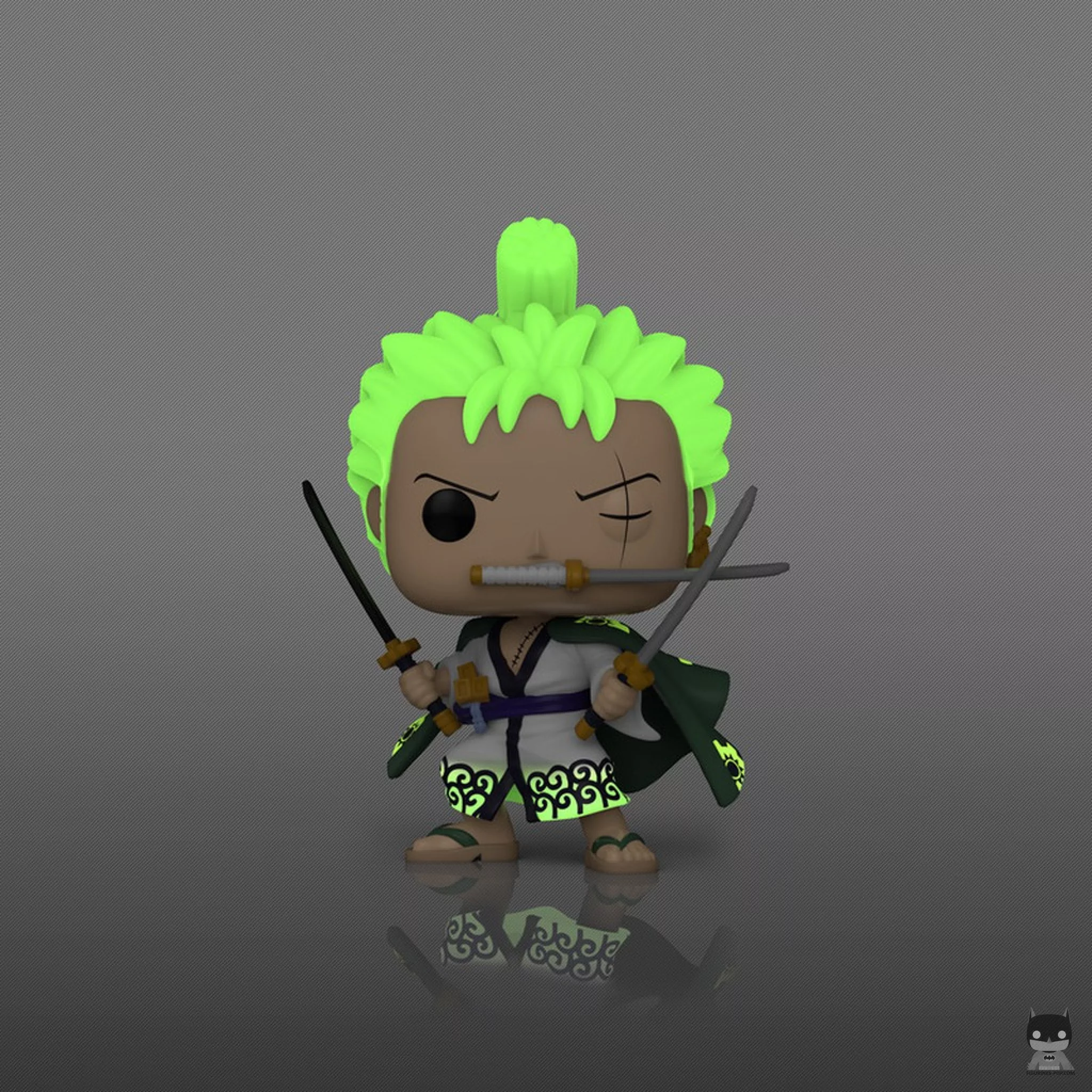 Figurine Funko POP Roronoa Zoro (Pays des Wa) (Glow in the Dark) (One Piece)