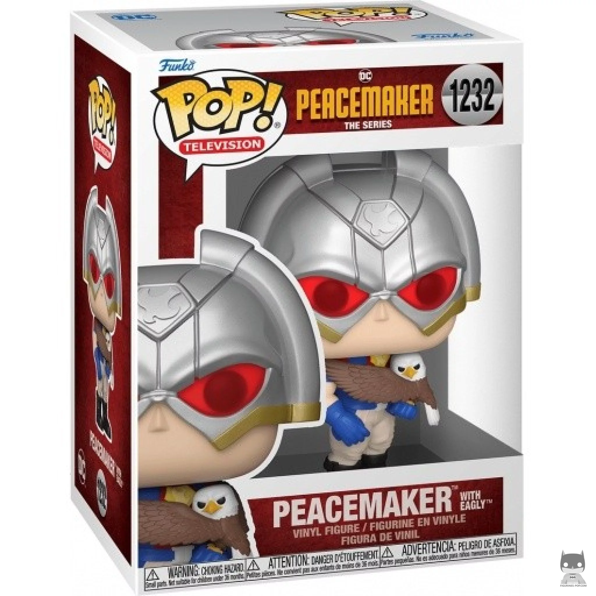 Figurine Funko POP Peacemaker avec Eagly avec boîte