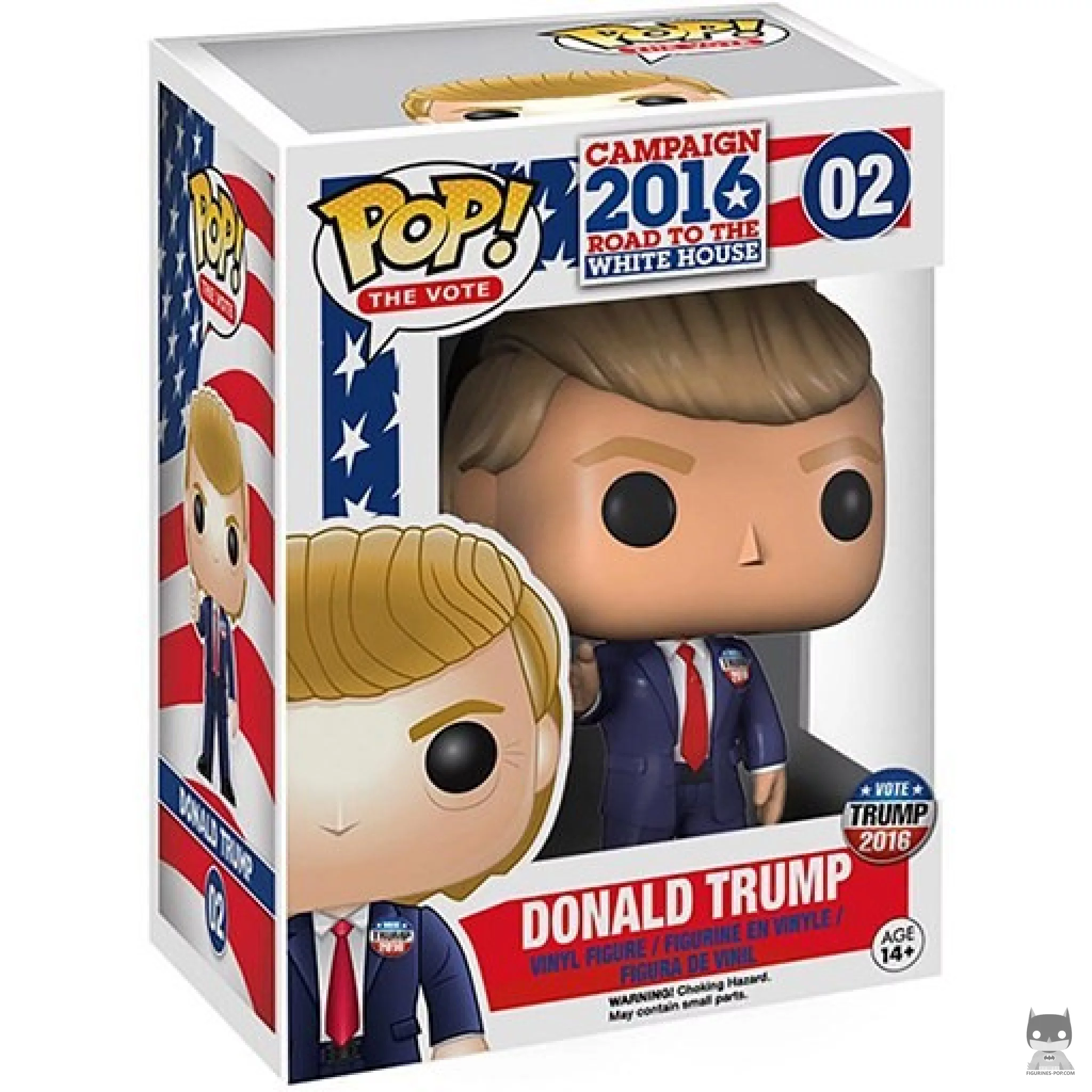 Figurine Funko POP Donald Trump avec boîte