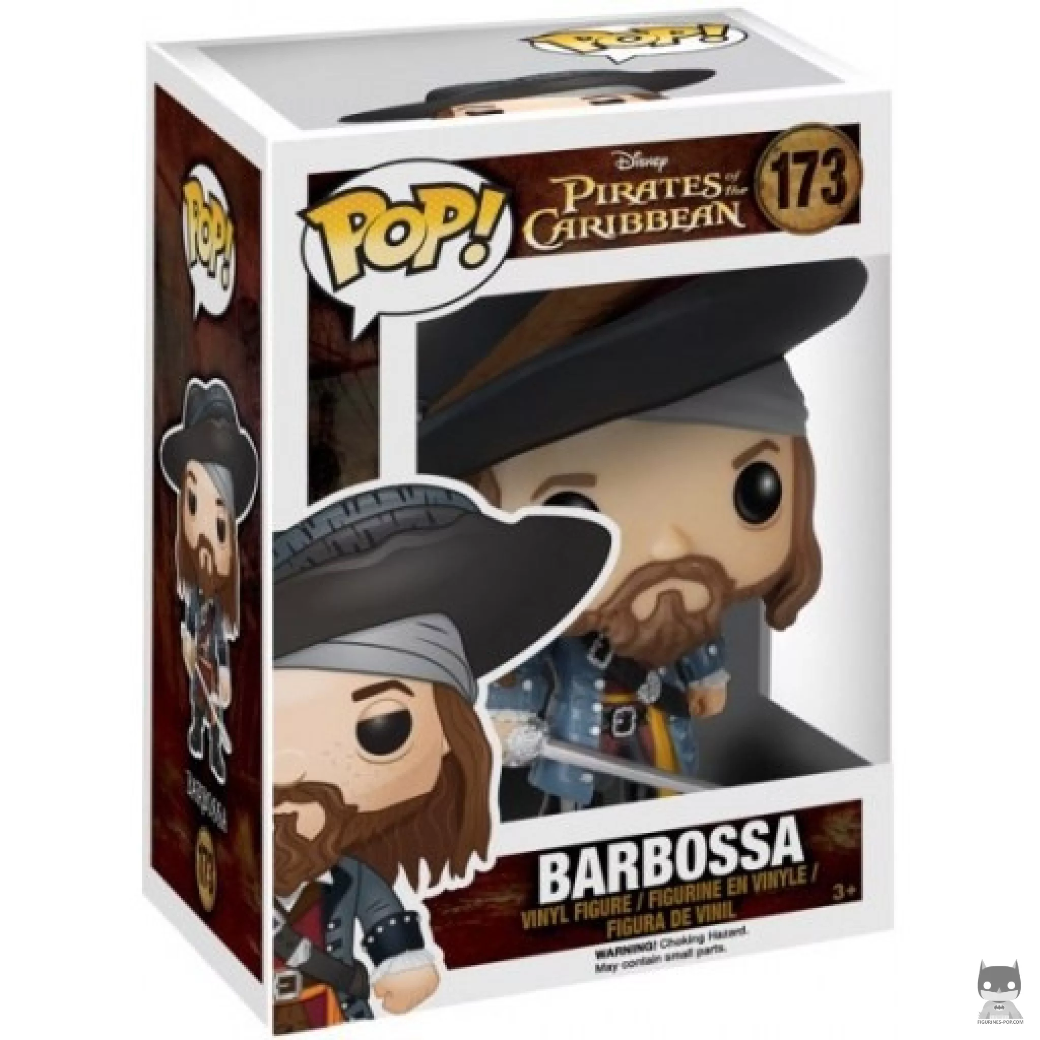 Figurine Funko POP Capitaine Barbossa avec boîte