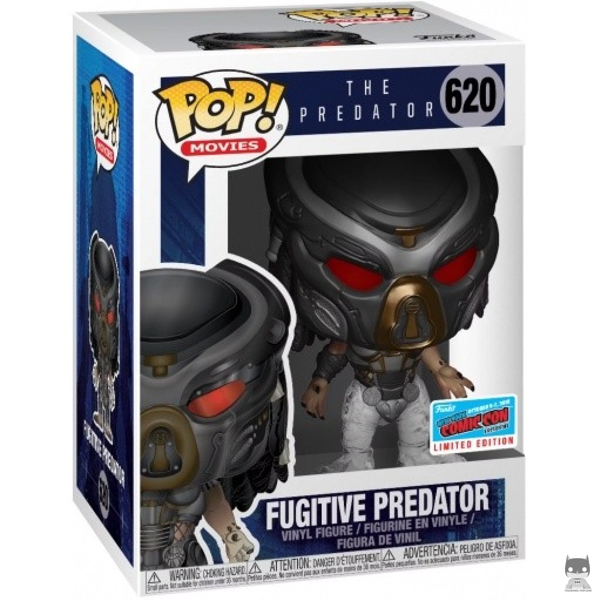 Figurine Funko POP Fugitive Predator disparition avec boîte