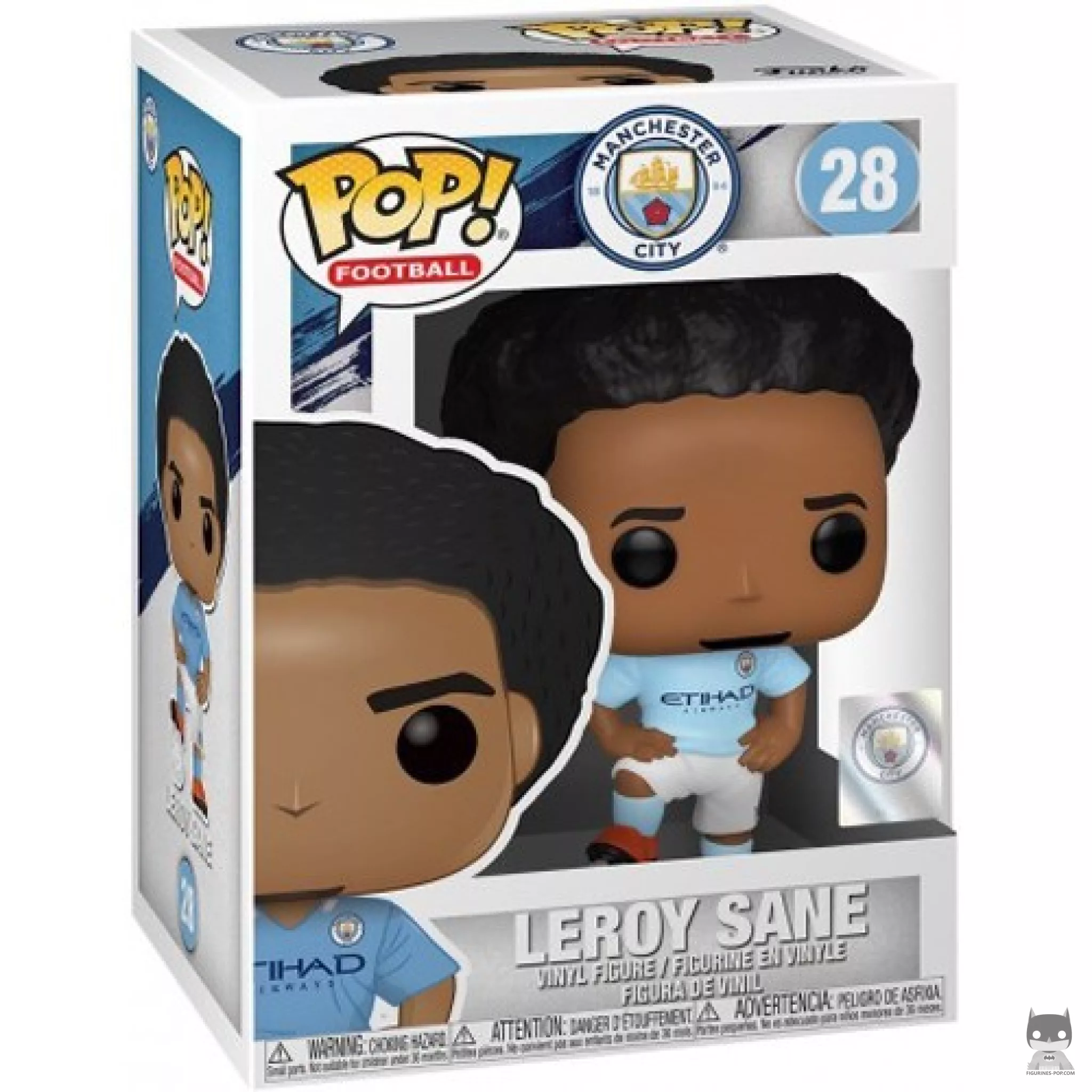 Figurine Funko POP Leroy Sane (Manchester City) avec boîte
