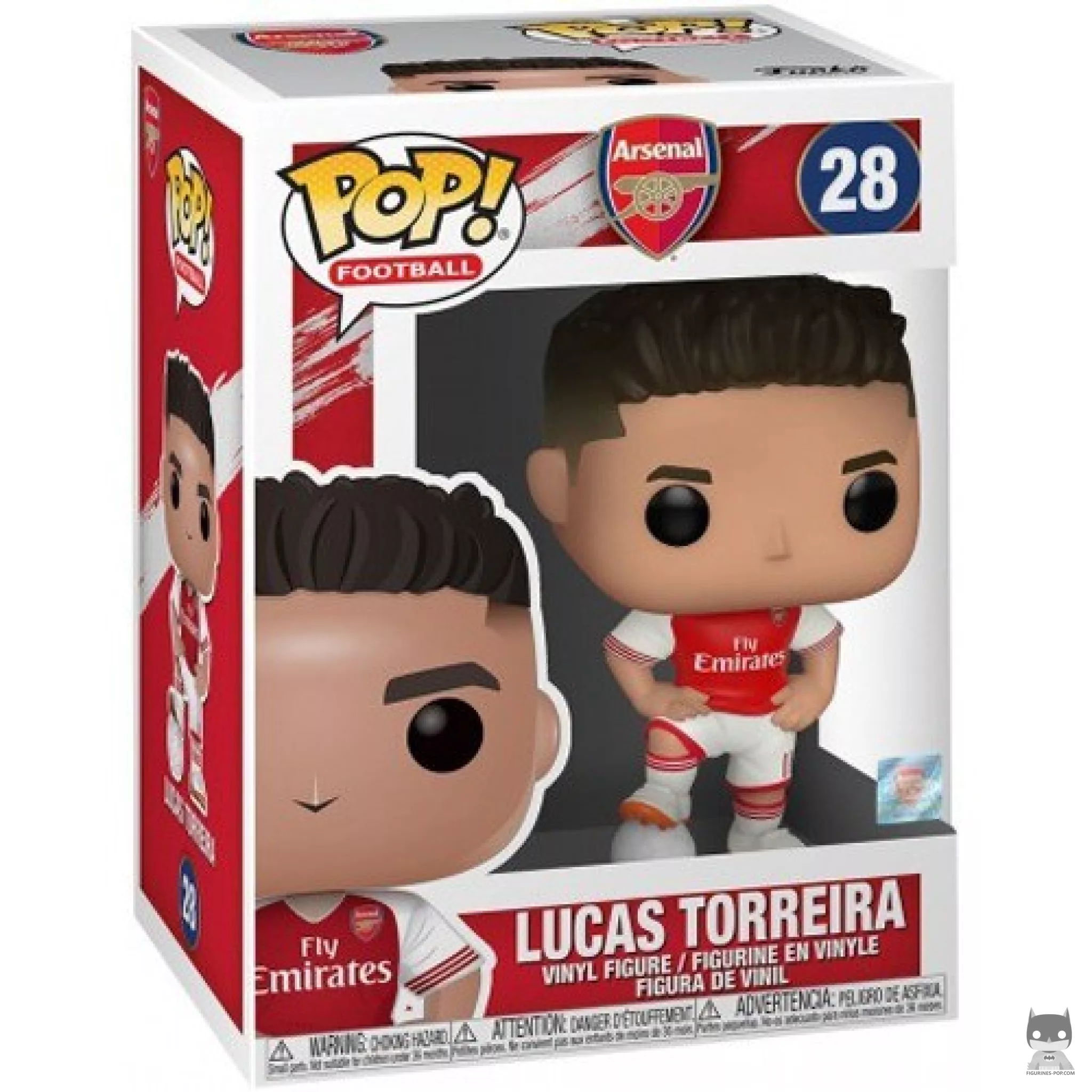 Figurine Funko POP Lucas Torreira (Arsenal) avec boîte