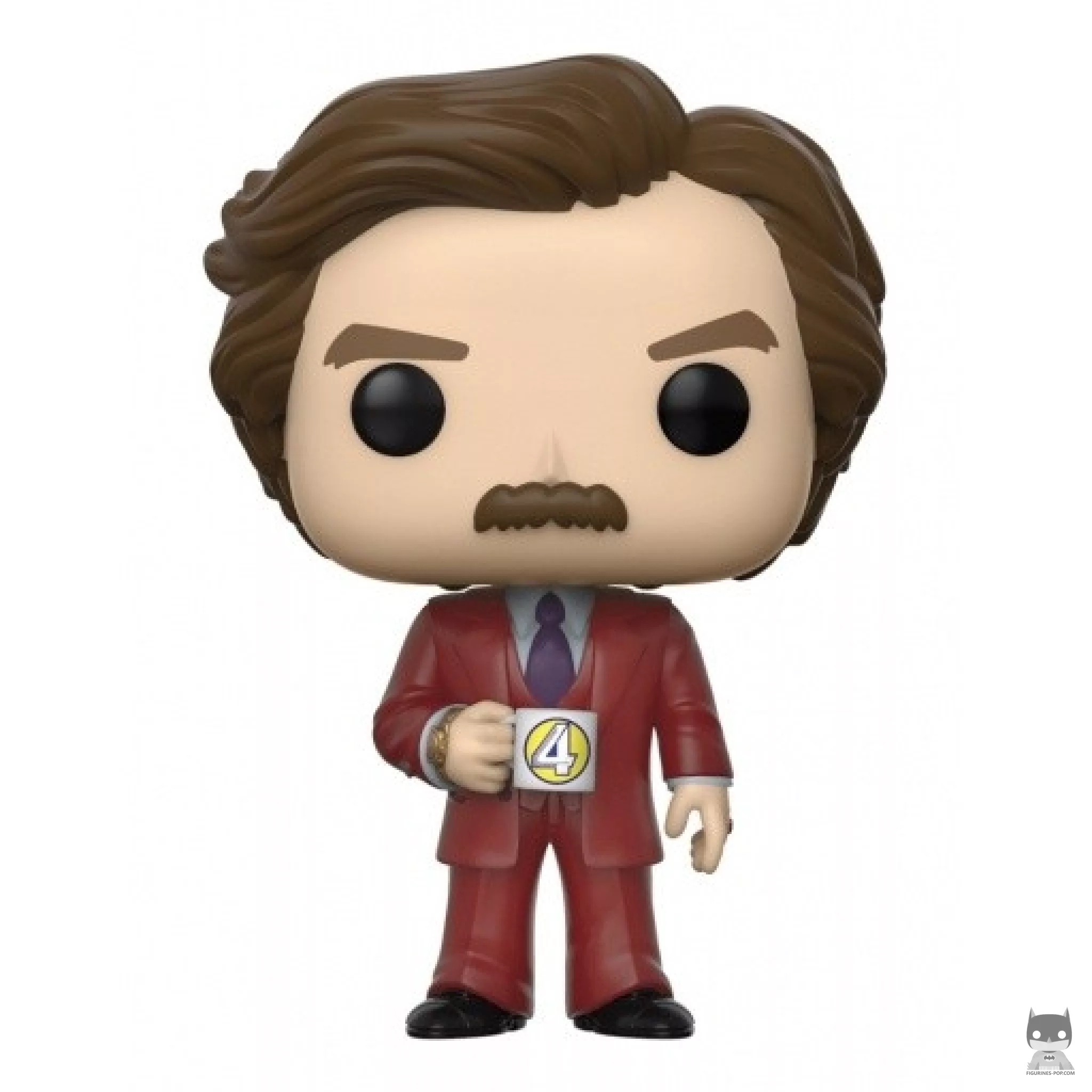 Figurine Funko POP Ron Burgundy (Présentateur vedette : La Légende de Ron Burgundy)