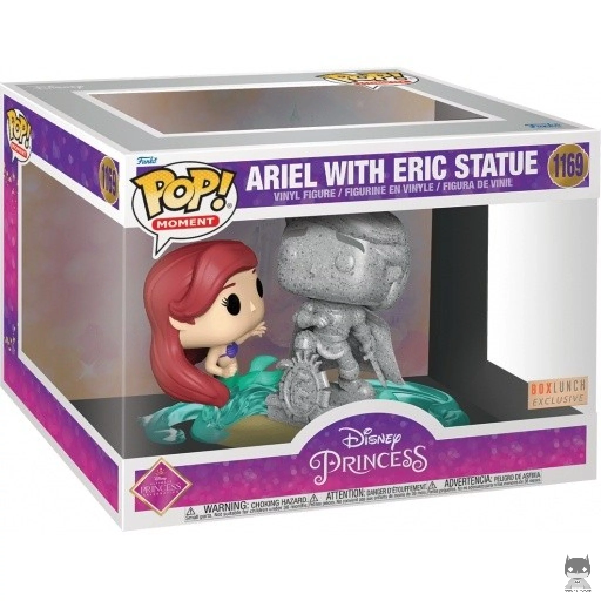 Figurine Funko POP Ariel avec la Statue d'Eric avec boîte