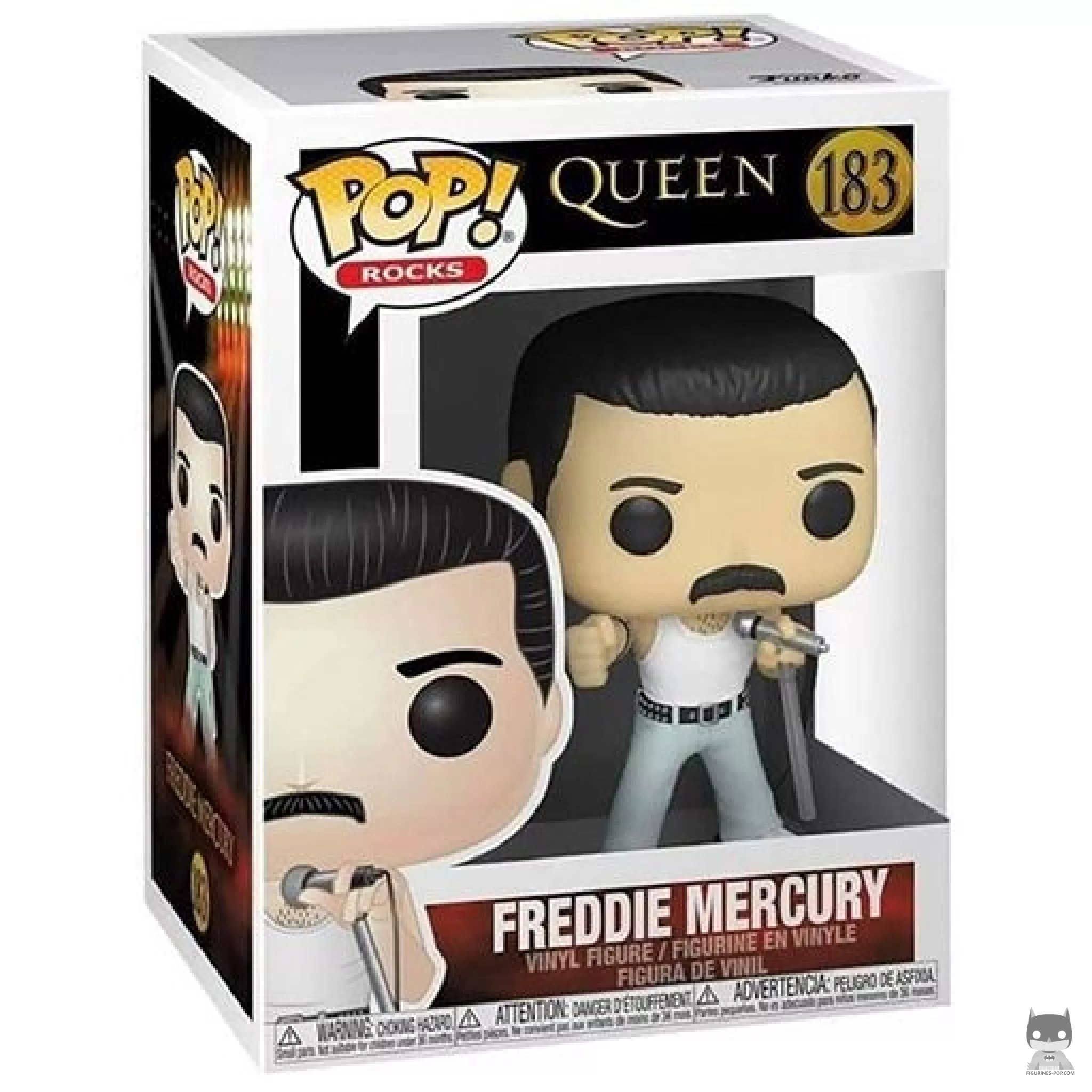 Figurine Funko POP Freddie Mercury avec boîte