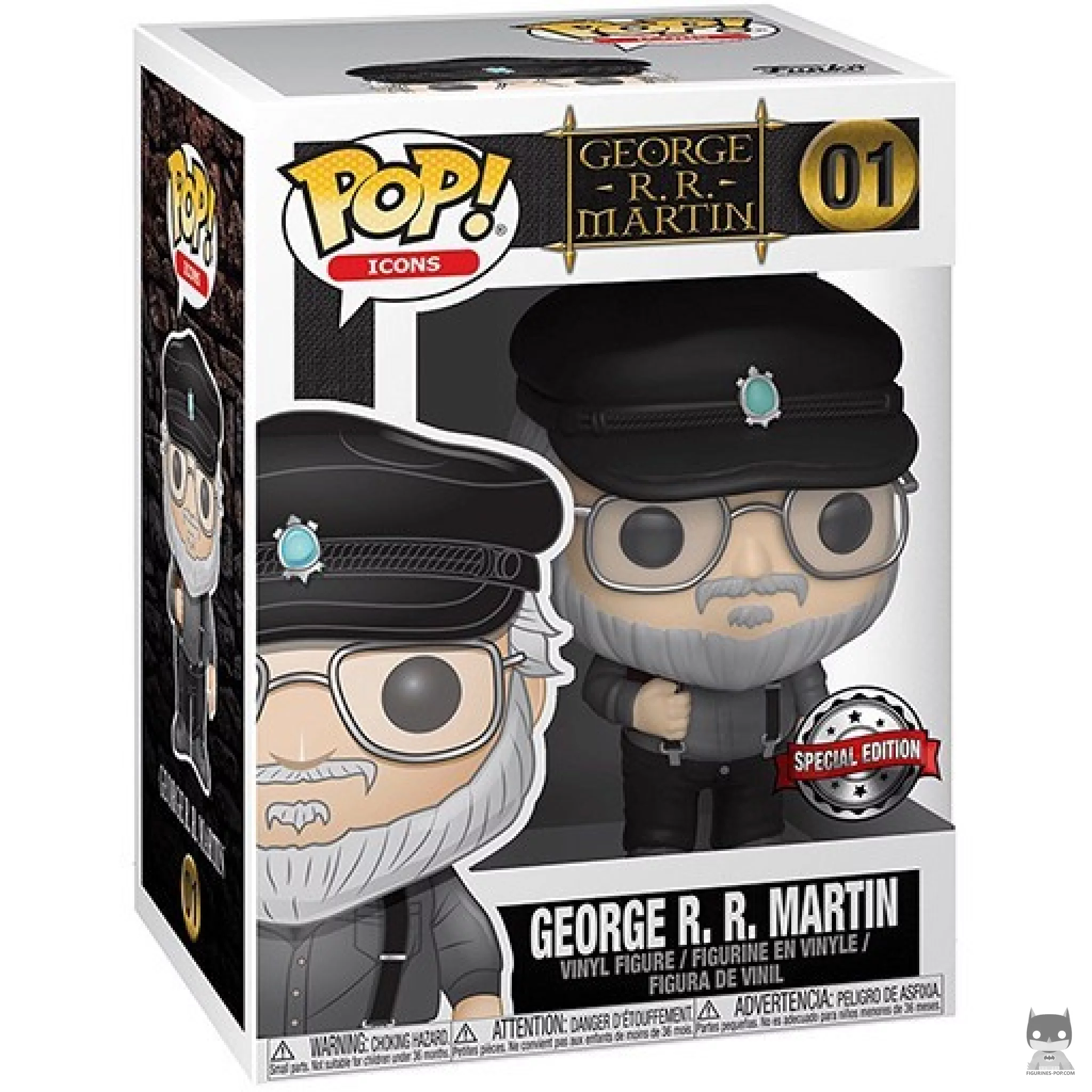 Figurine Funko POP George R.R. Martin avec boîte