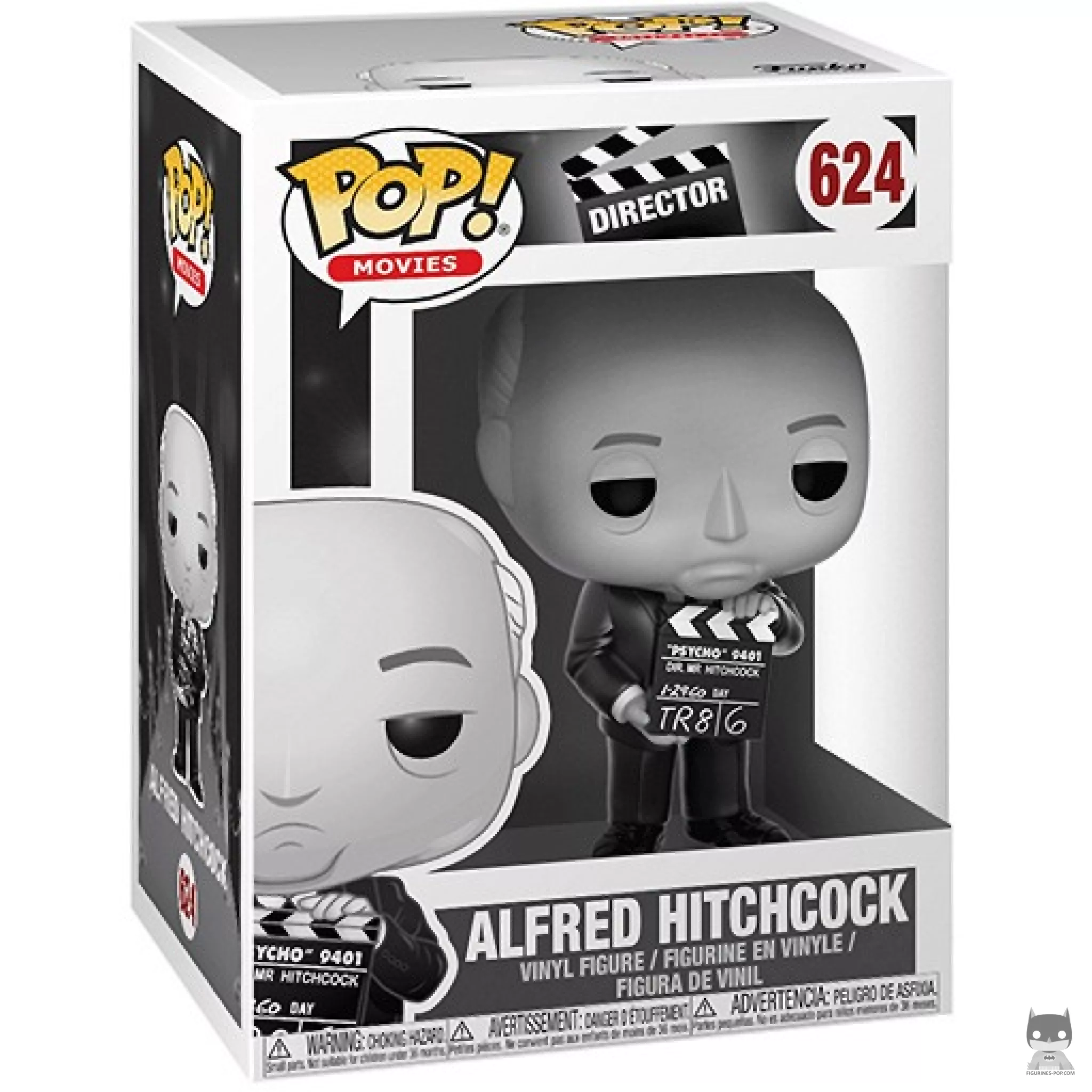 Figurine Funko POP Alfred Hitchcock avec boîte