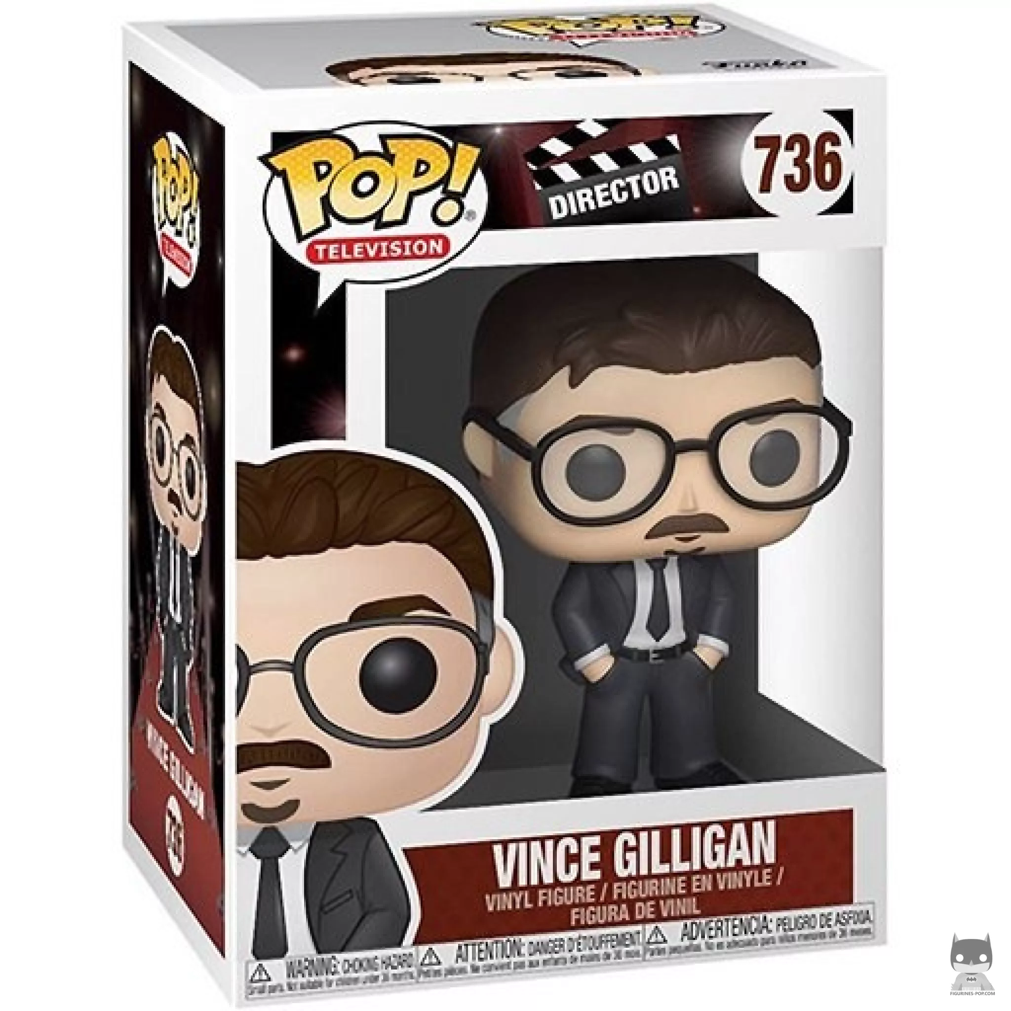 Figurine Funko POP Vince Gilligan avec boîte