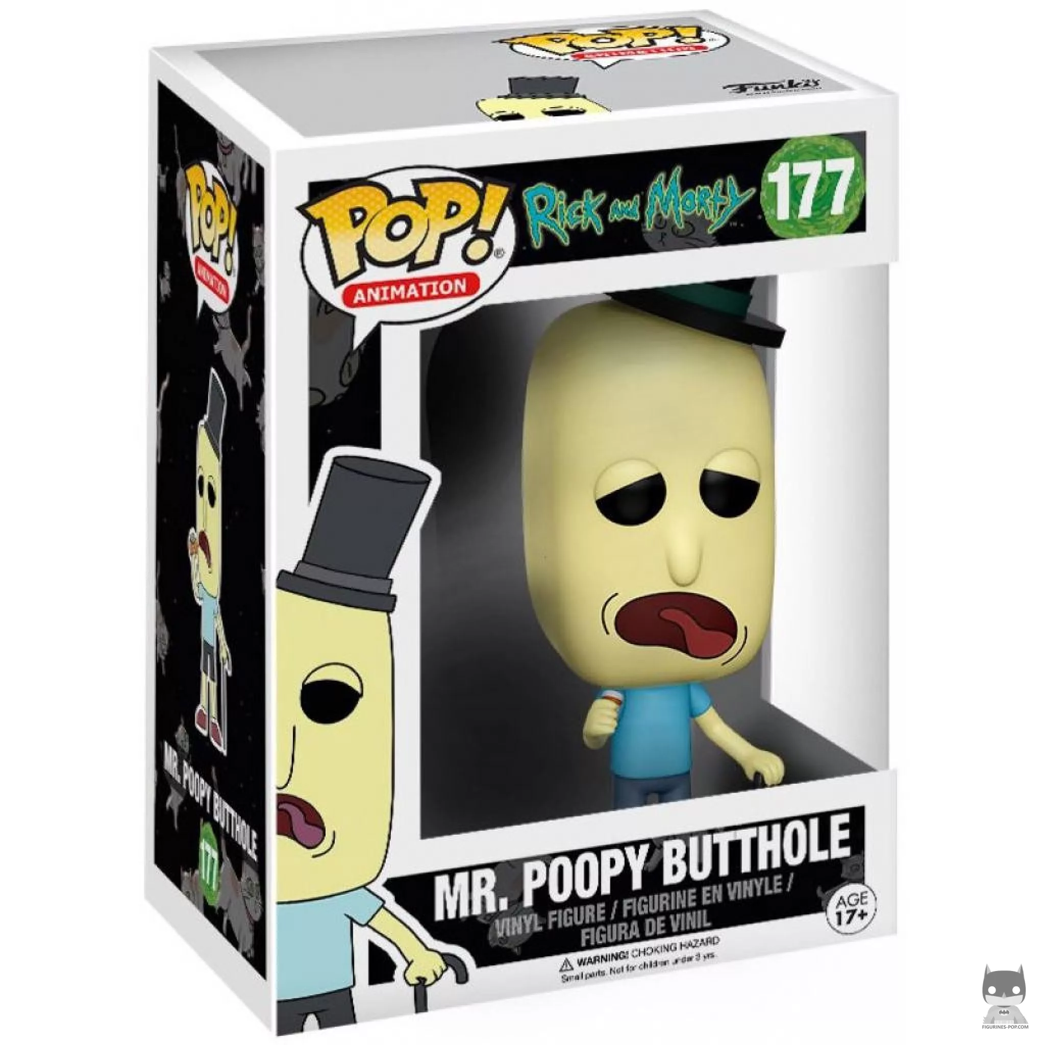Figurine Funko POP Monsieur Boîte à Caca avec boîte