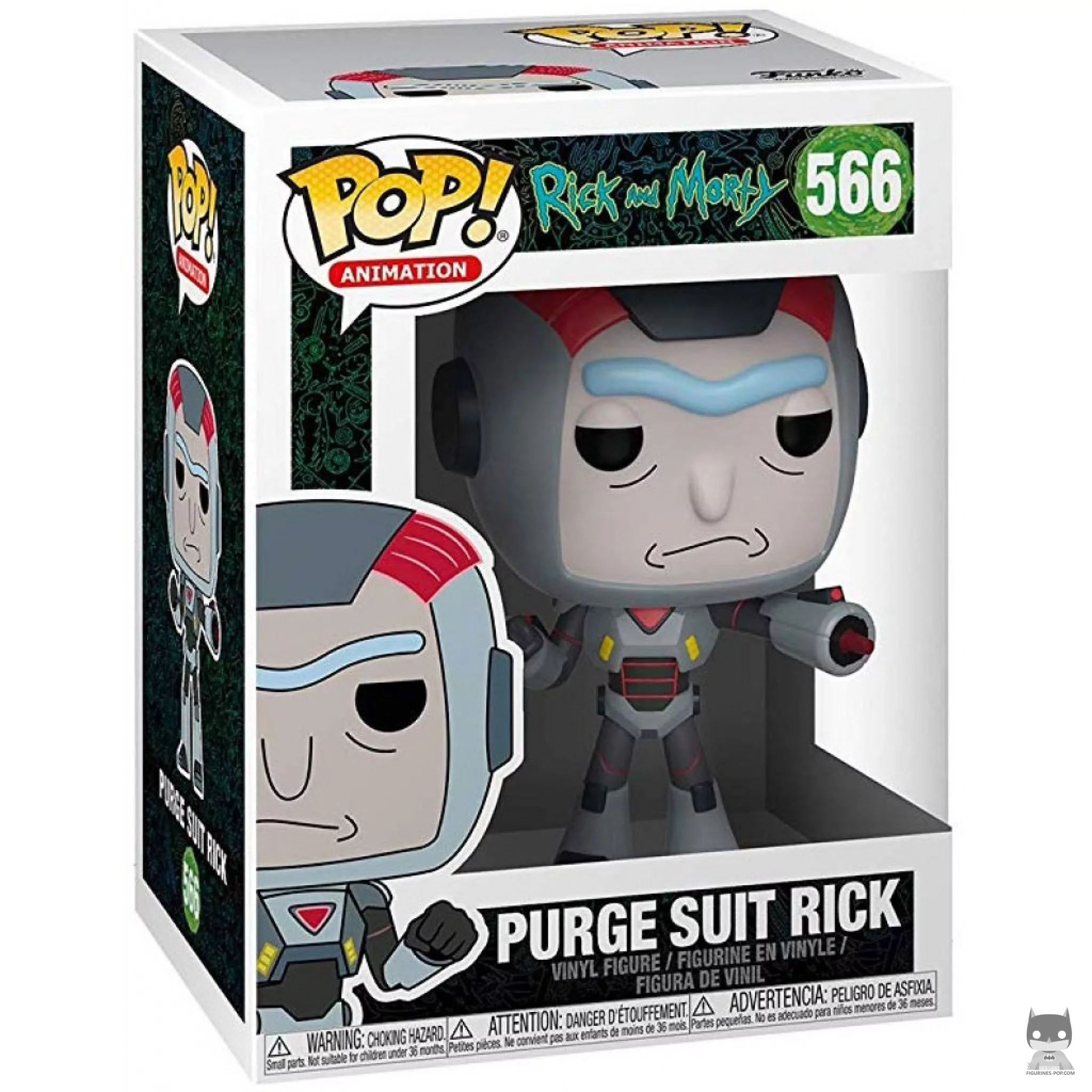 Figurine Funko POP Rick en Costume de Purge avec boîte