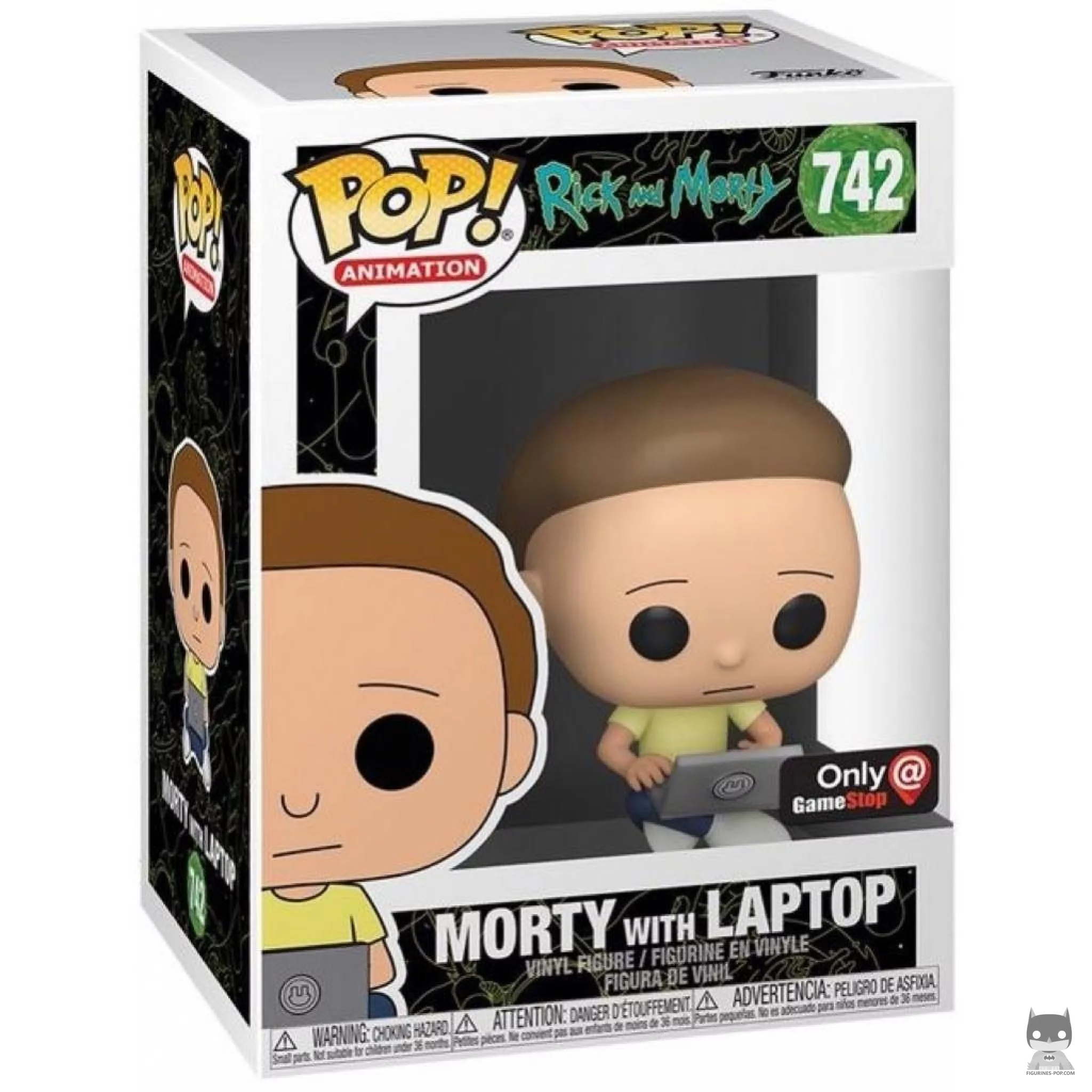 Figurine Funko POP Morty avec Ordinateur avec boîte