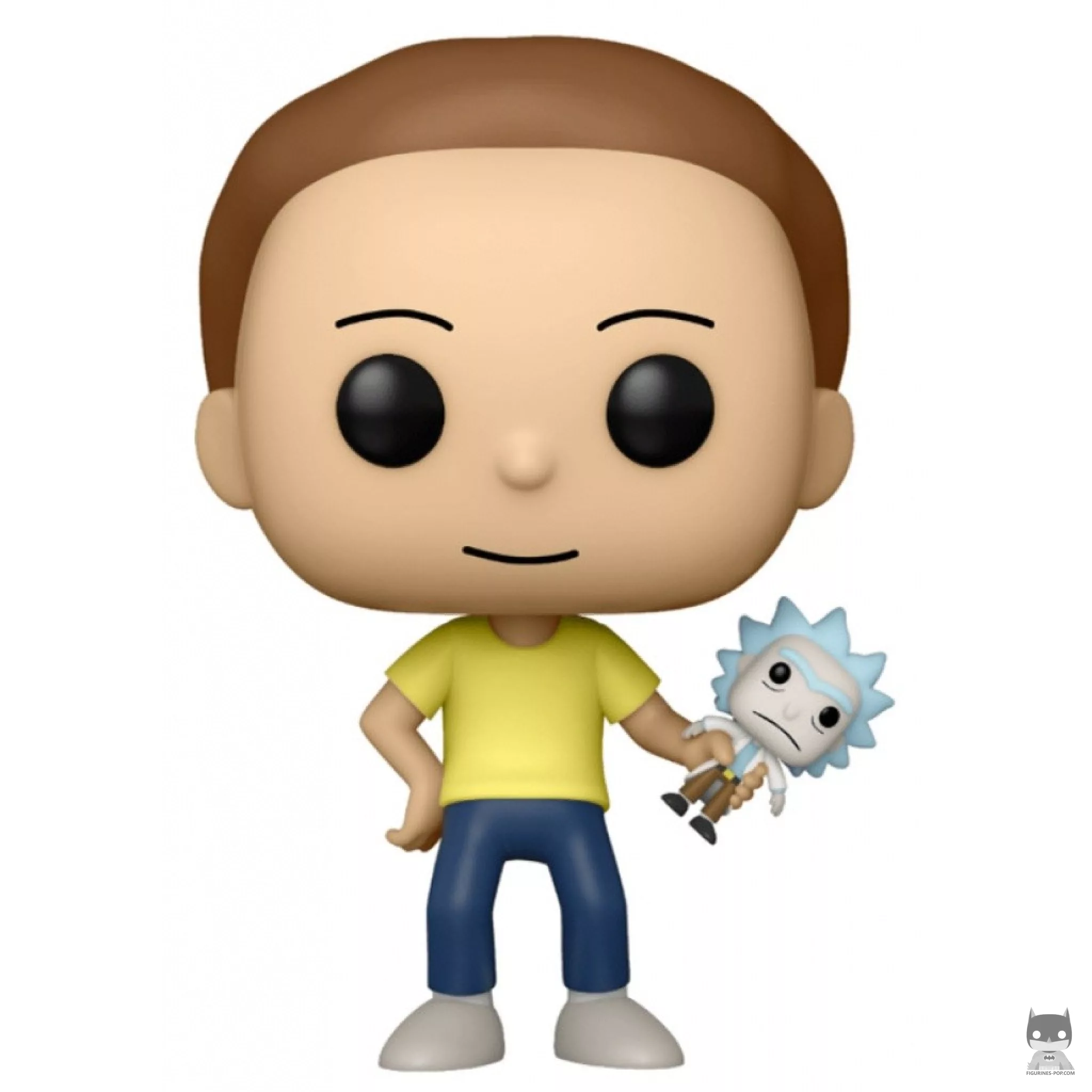 Figurine Funko POP Morty avec Rick rétréci (Rick et Morty)