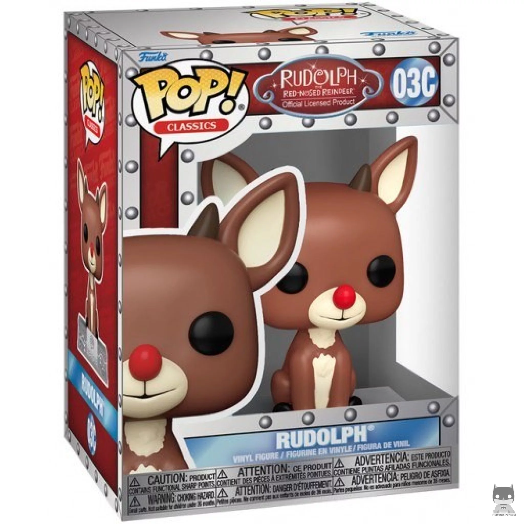 Figurine Funko POP Rudolph  (Célébration 25 Ans) avec boîte