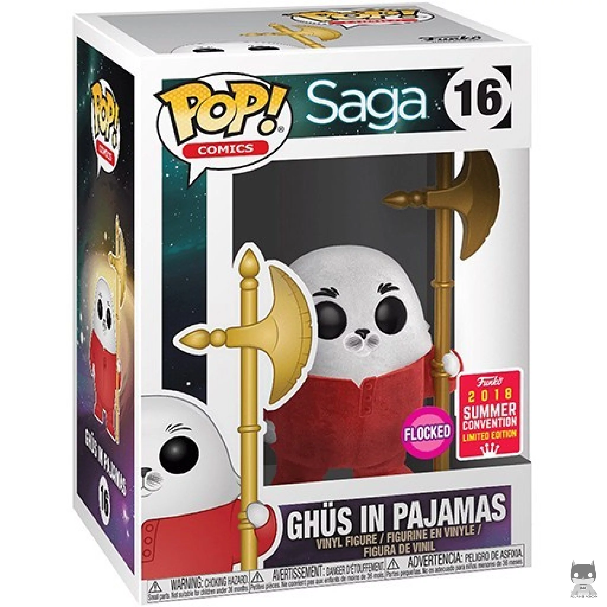 Figurine Funko POP Ghus en Pyjamas (Flocked) avec boîte