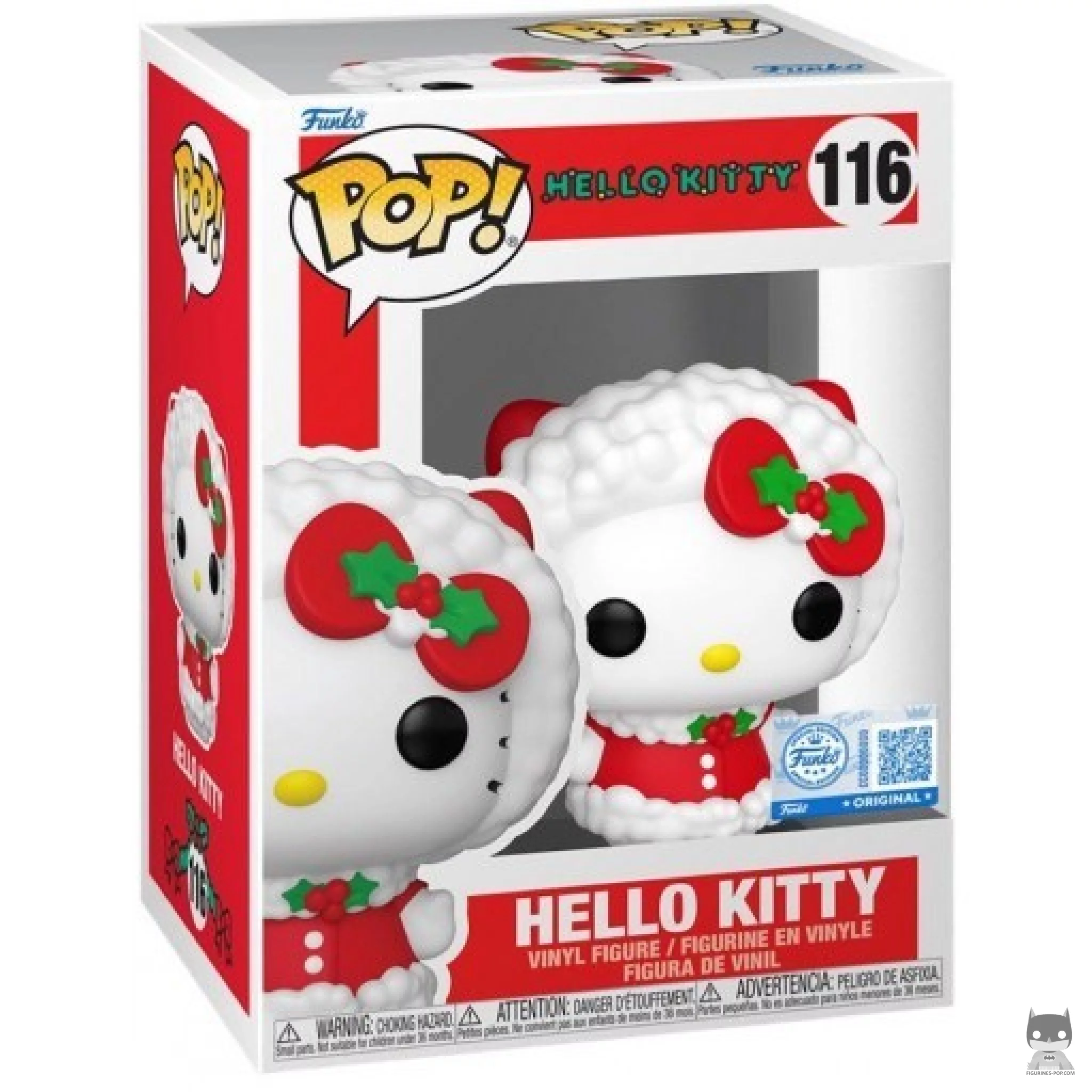 Figurine Funko POP Hello Kitty (Noël) avec boîte