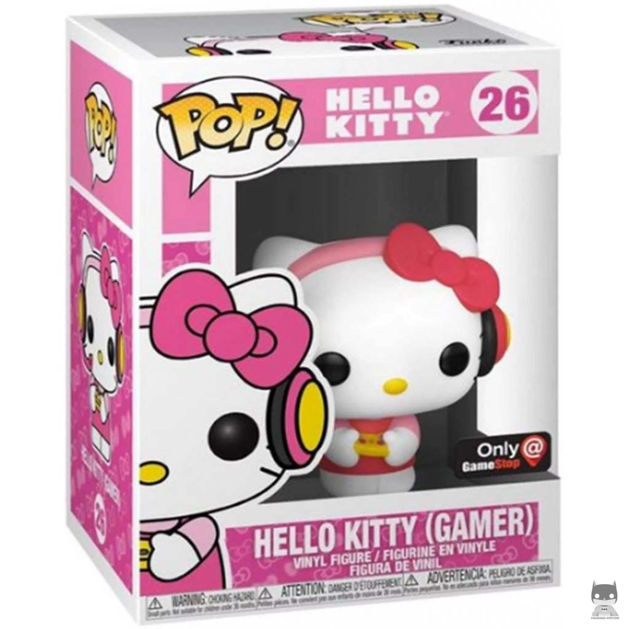 Figurine Funko POP Hello Kitty Gamer avec boîte