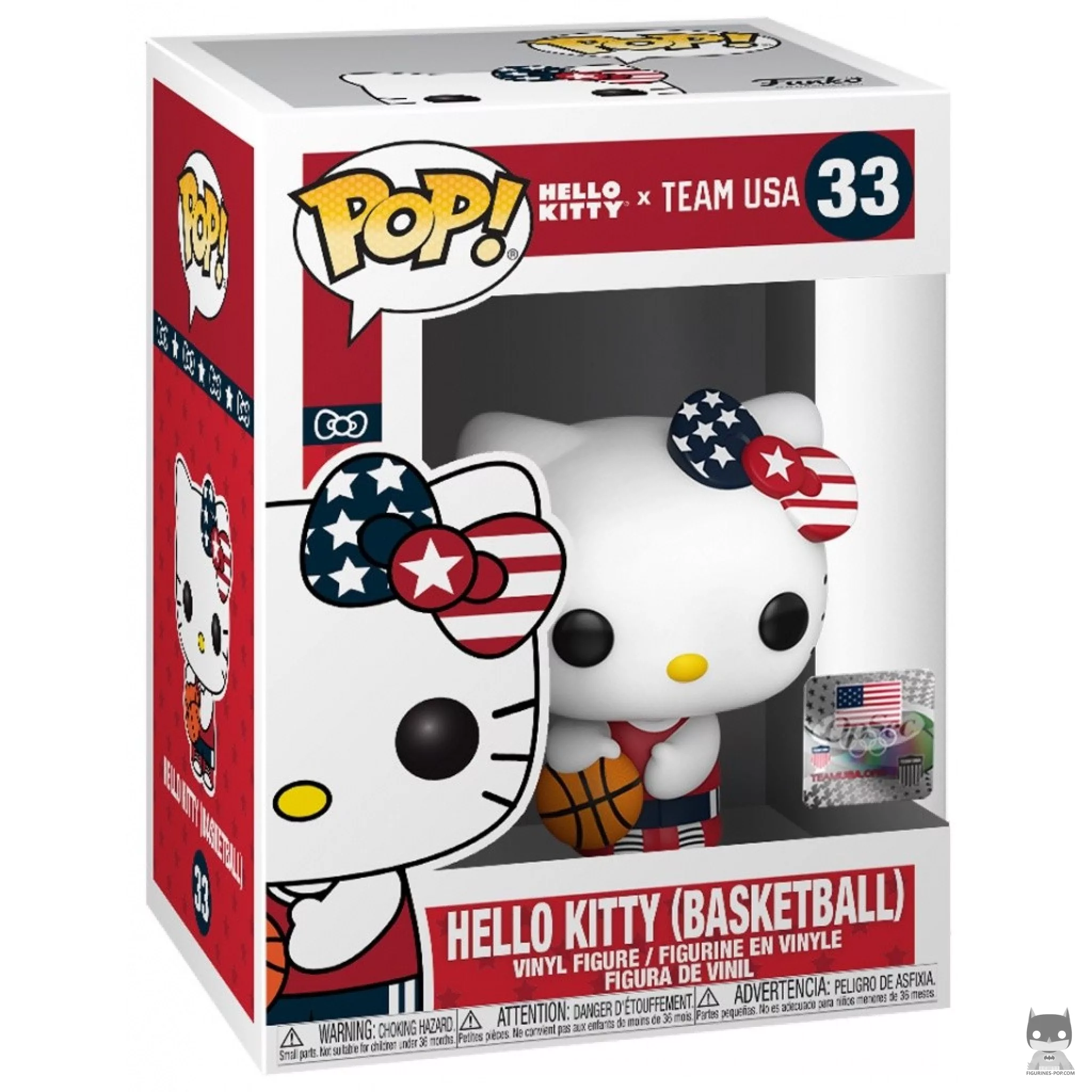Figurine Funko POP Hello Kitty (Basketball) avec boîte