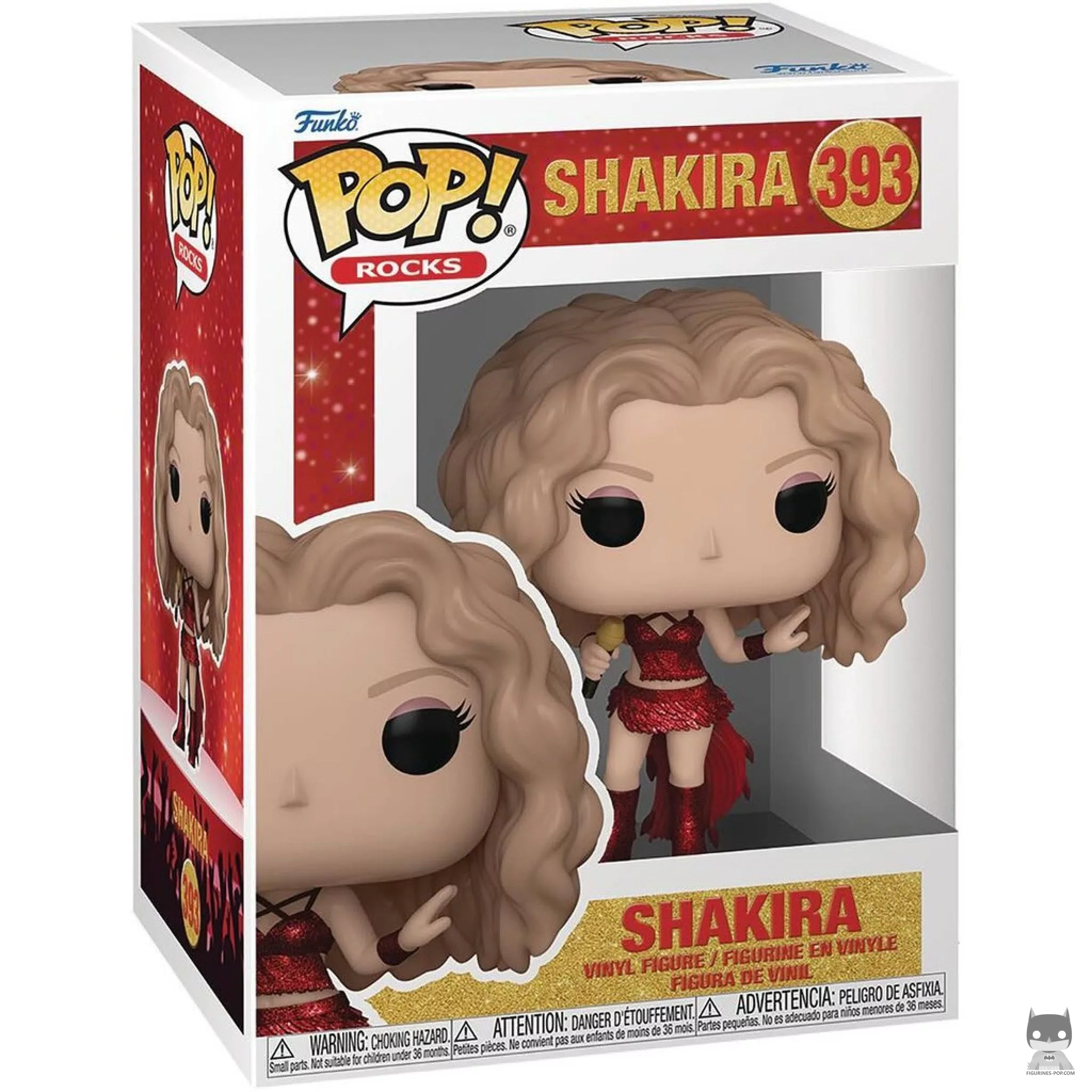 Figurine Funko POP Shakira (Super Bowl LIV) (Glitter) avec boîte
