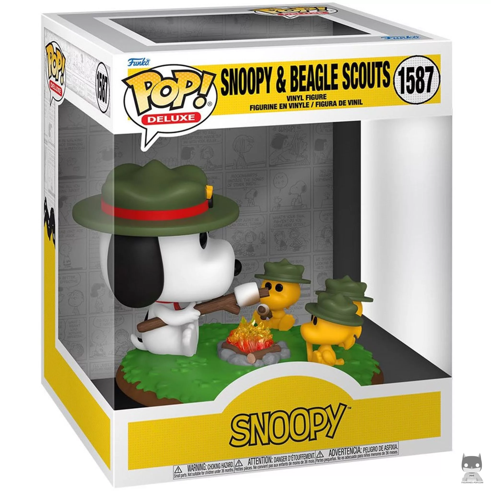 Figurine Funko POP Snoopy & Beagle Scouts (Deluxe) avec boîte