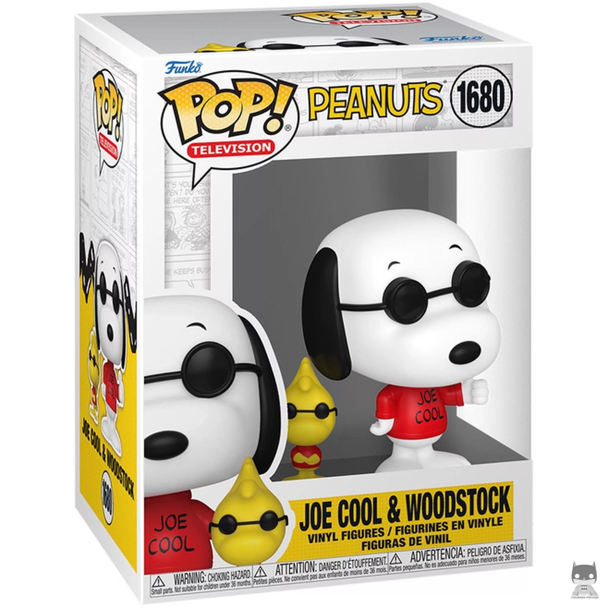 Figurine Funko POP Joe Cool & Woodstock avec boîte