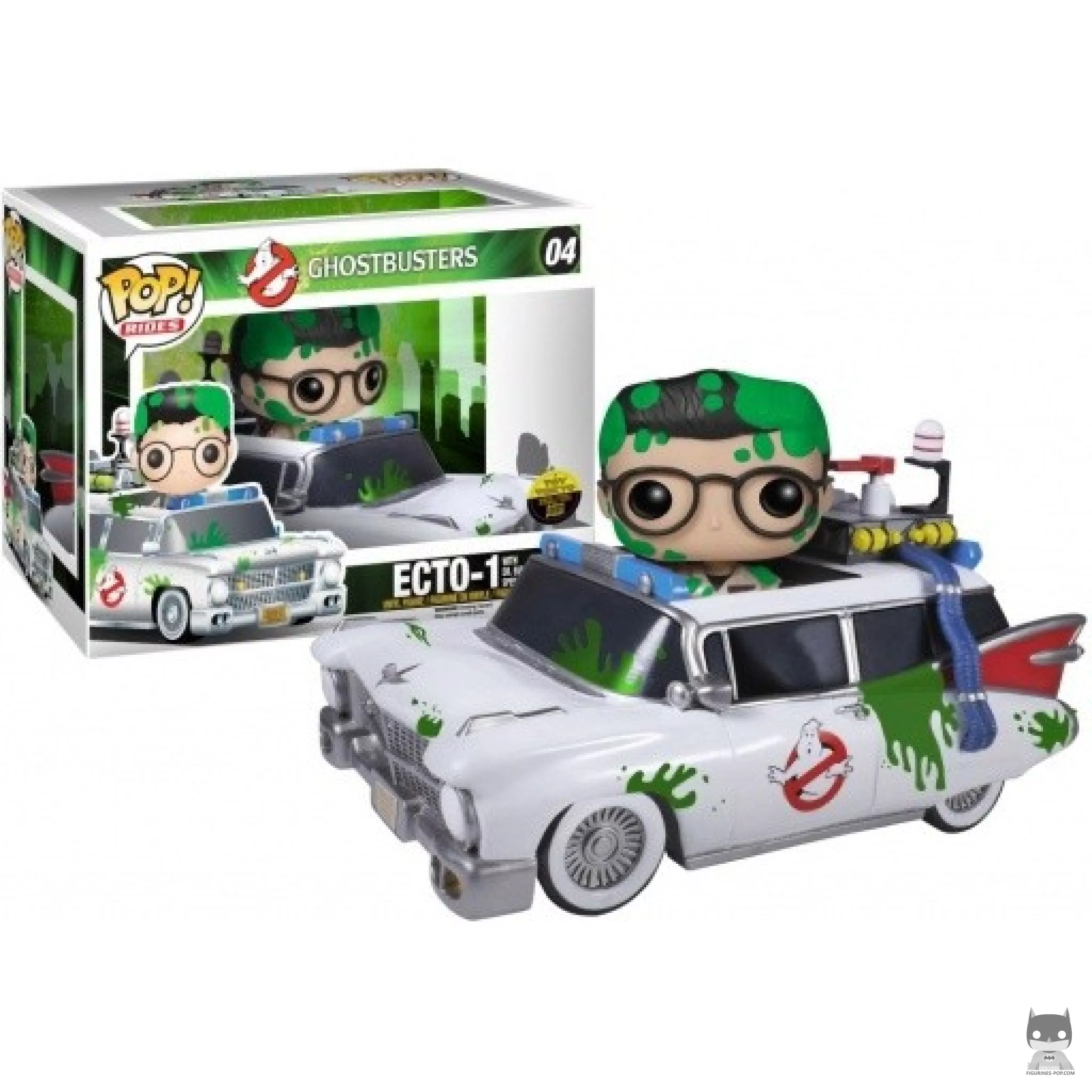 Figurine Funko POP Ecto-1 avec Dr. Egon Spengle avec boîte