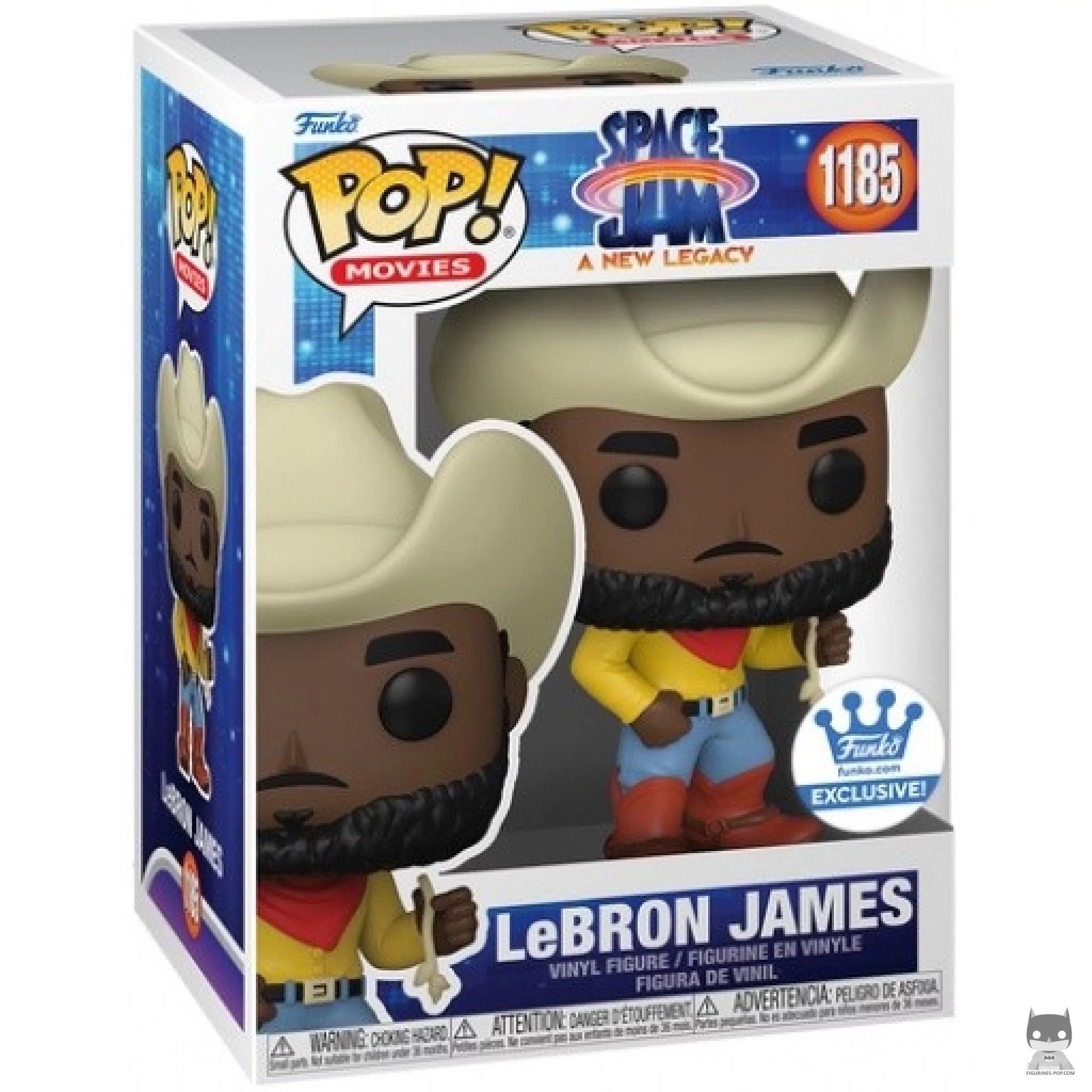 Figurine Funko POP LeBron James Cow Boy avec boîte