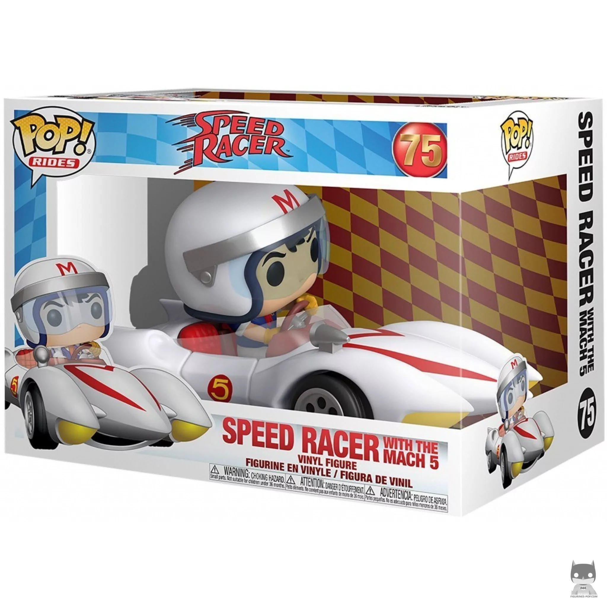 Figurine Funko POP Speed Racer avec Mach 5 avec boîte