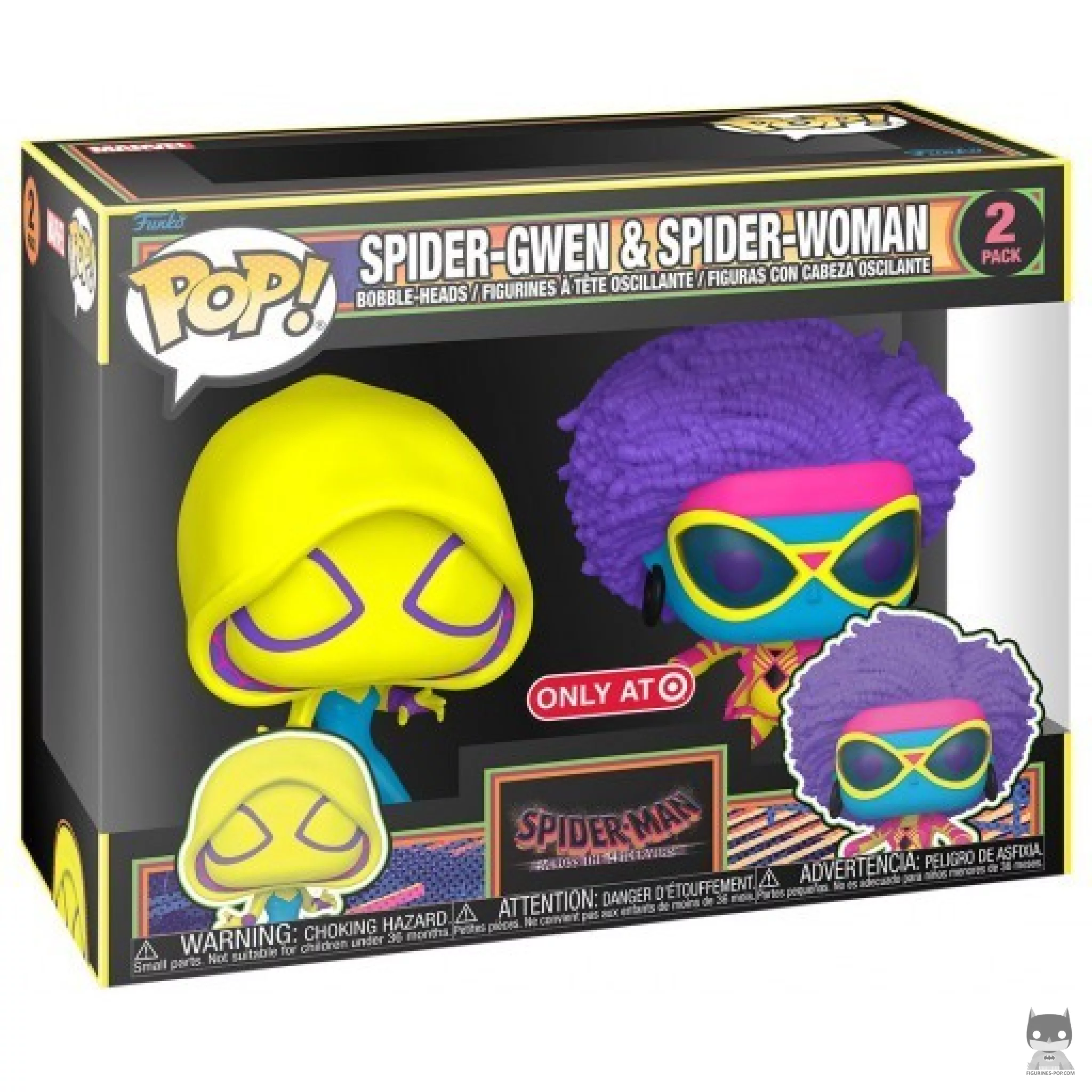 Figurine Funko POP Spider-Gwen & Spider-Woman avec boîte
