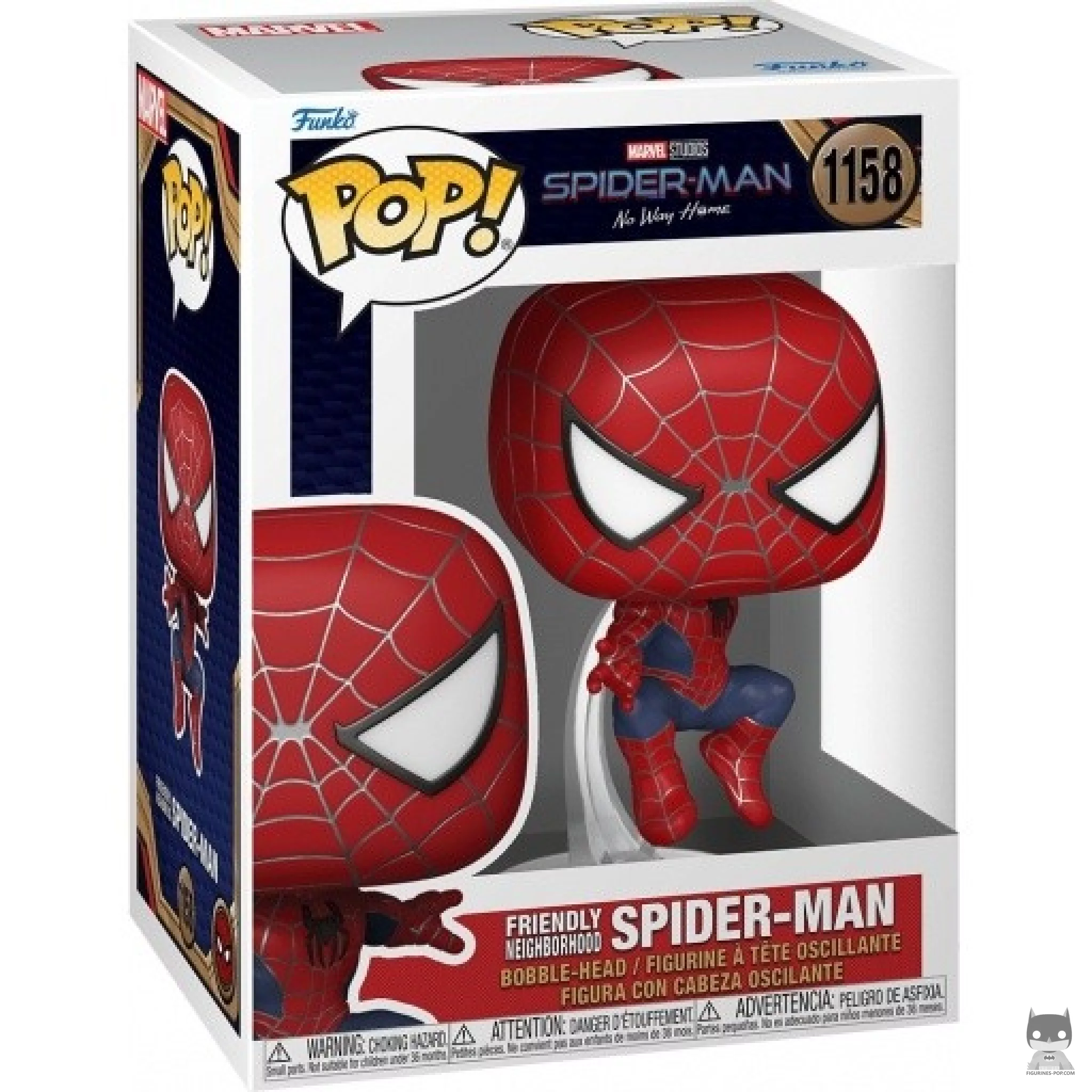 Figurine Funko POP Spider-Man Un ami qui vous veut du bien (Tobey Maguire) avec boîte