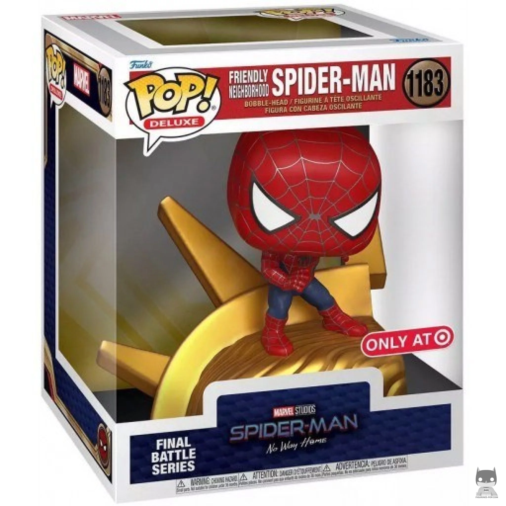 Figurine Funko POP Série bataille finale : Friendly Heighborhood Spider-Man (Tobey Maguire) avec boîte