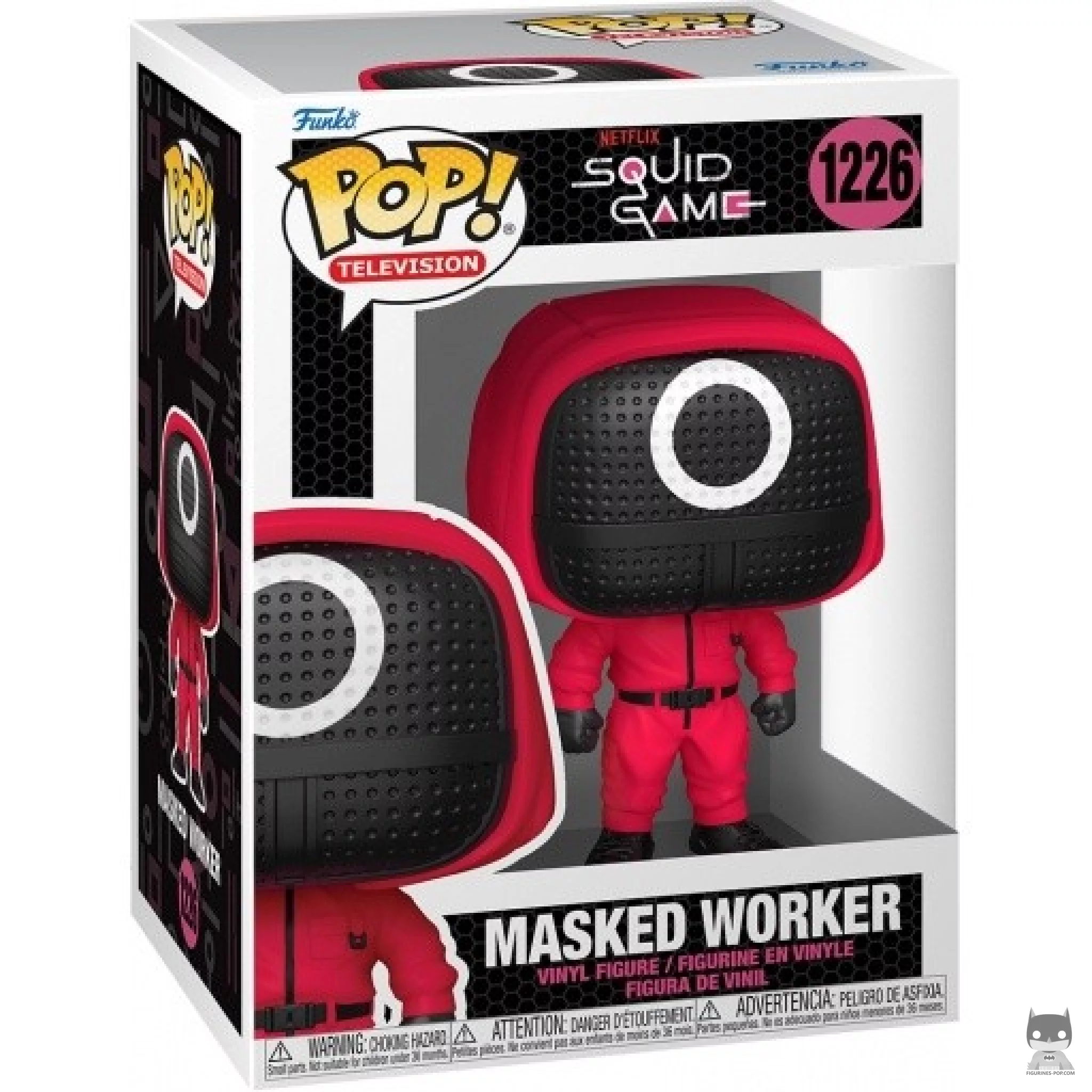 Figurine Funko POP Soldat Rouge avec Masque Cercle avec boîte