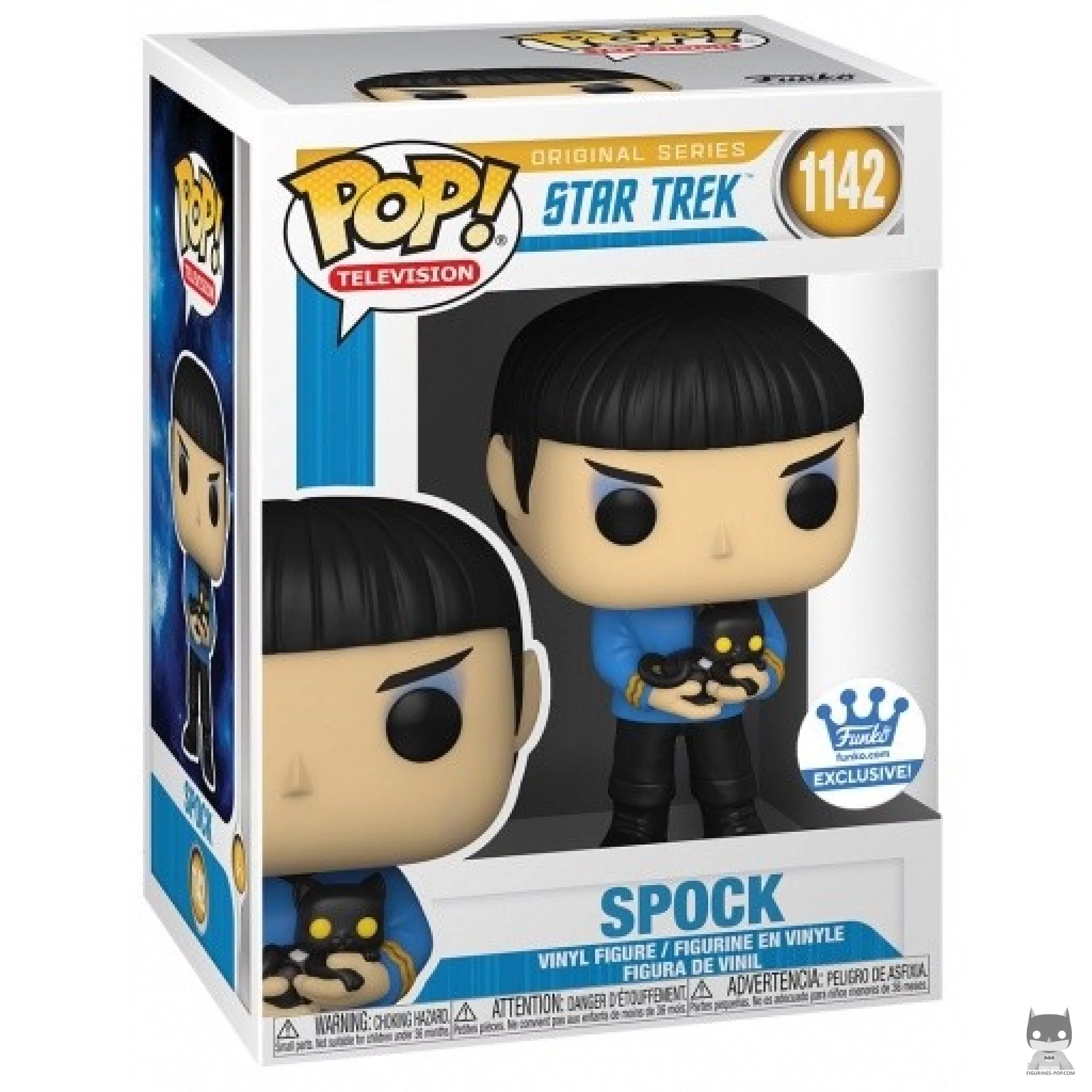 Figurine Funko POP Spock avec Chat avec boîte