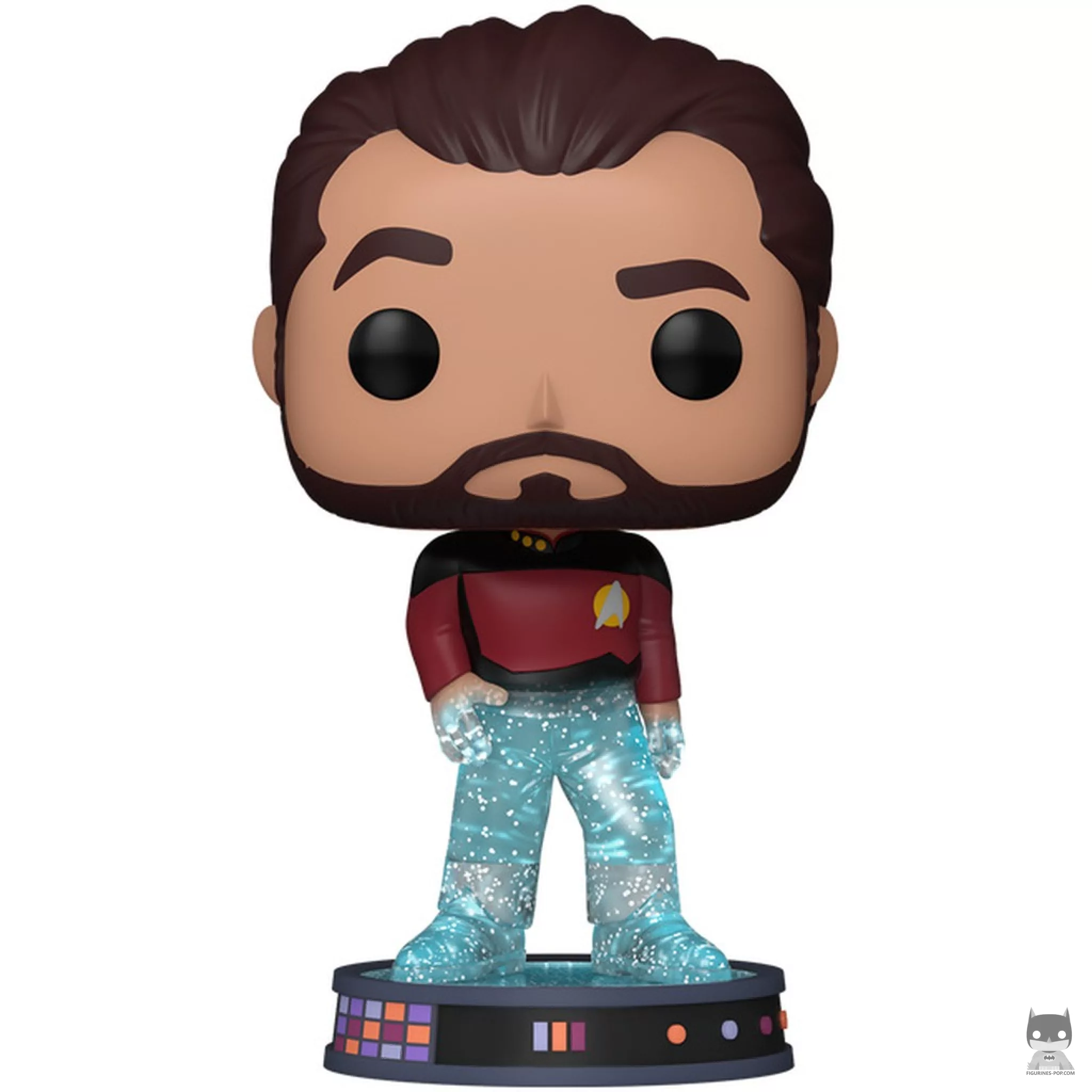 Figurine Funko POP William T. Riker (Glitter) avec boîte