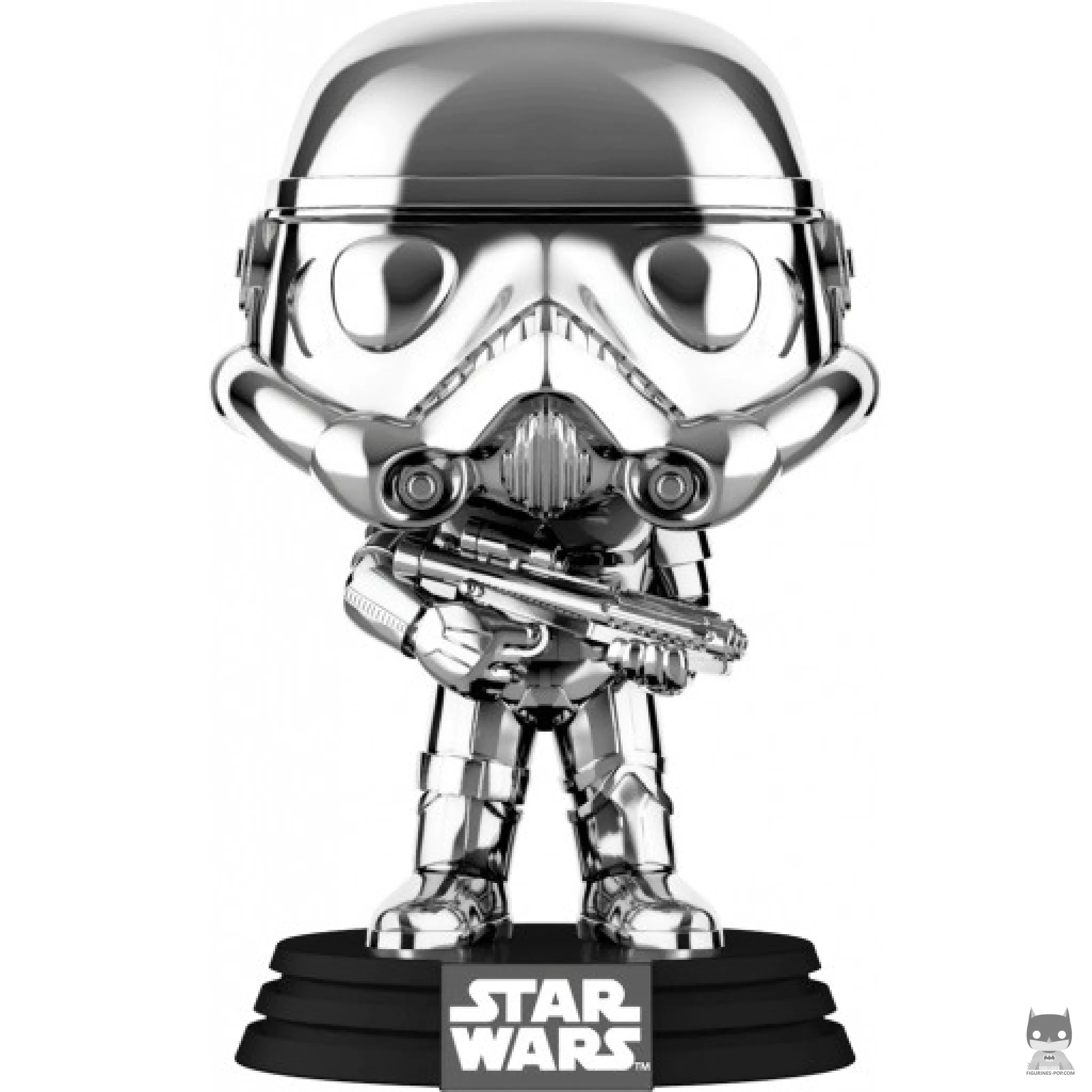 Figurine Funko POP Stormtrooper (Silver Chrome) (Star Wars : Episode I, La Menace Fantôme)