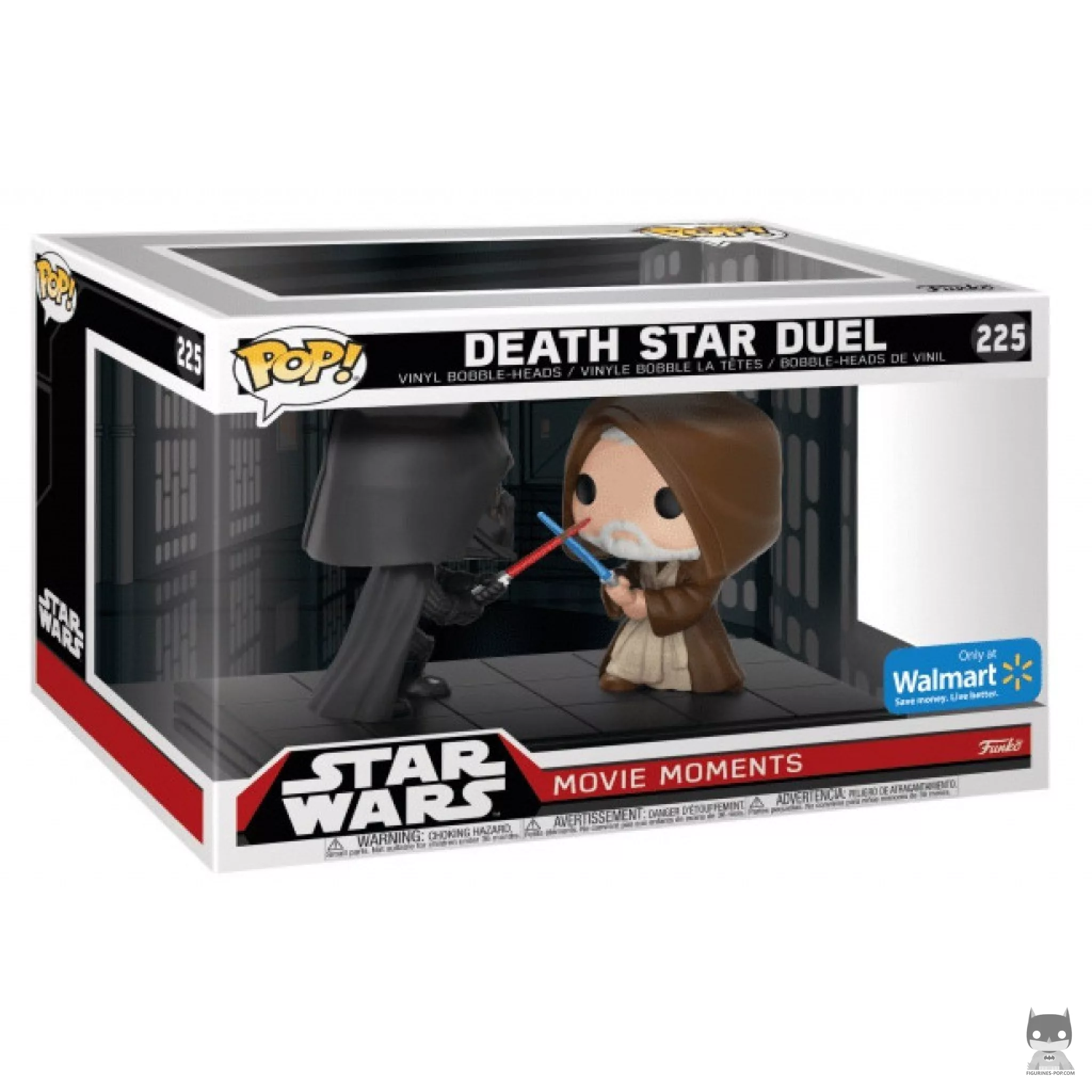 Figurine Funko POP Duel Dark Vador & Obi Wan Kenobi avec boîte